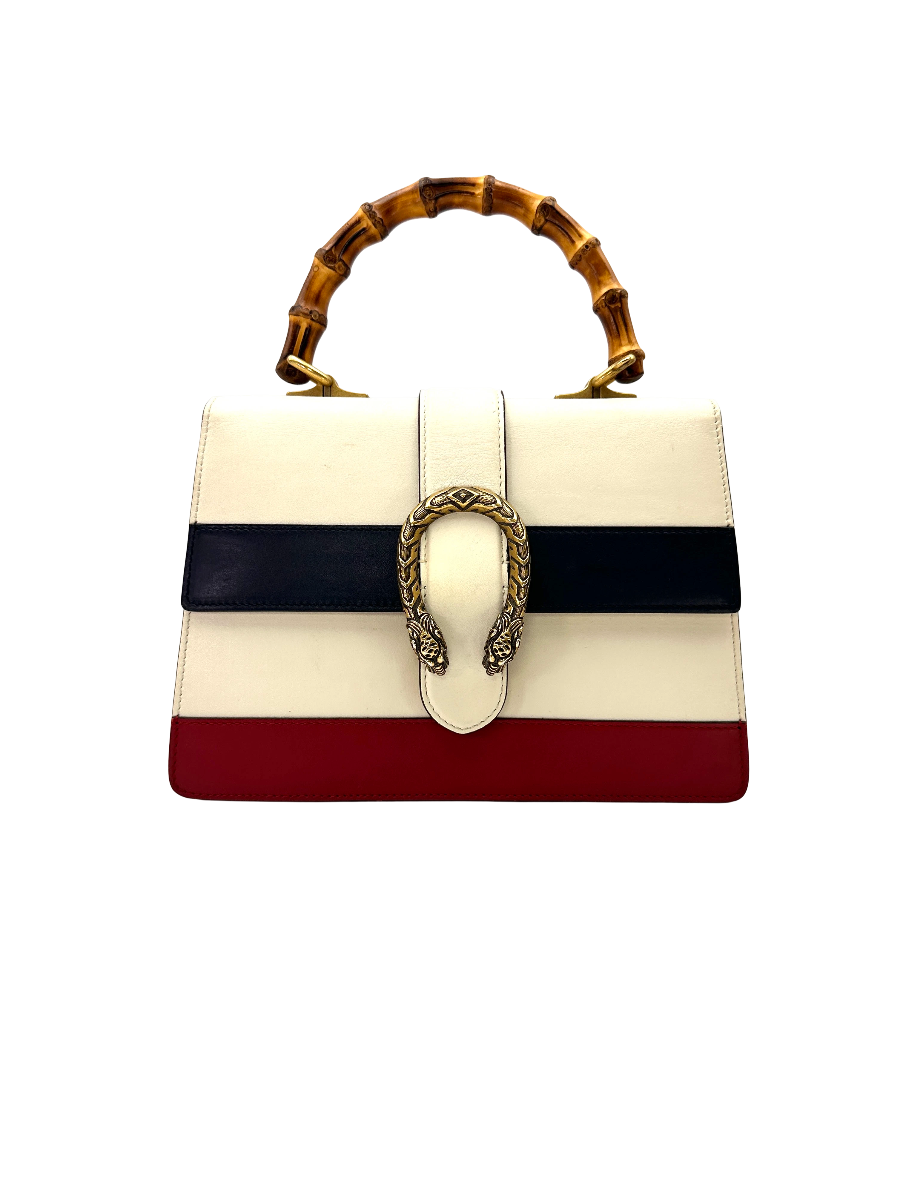 Gucci Dionysus Multicolor Leather Bamboo Handle Bag GG1383