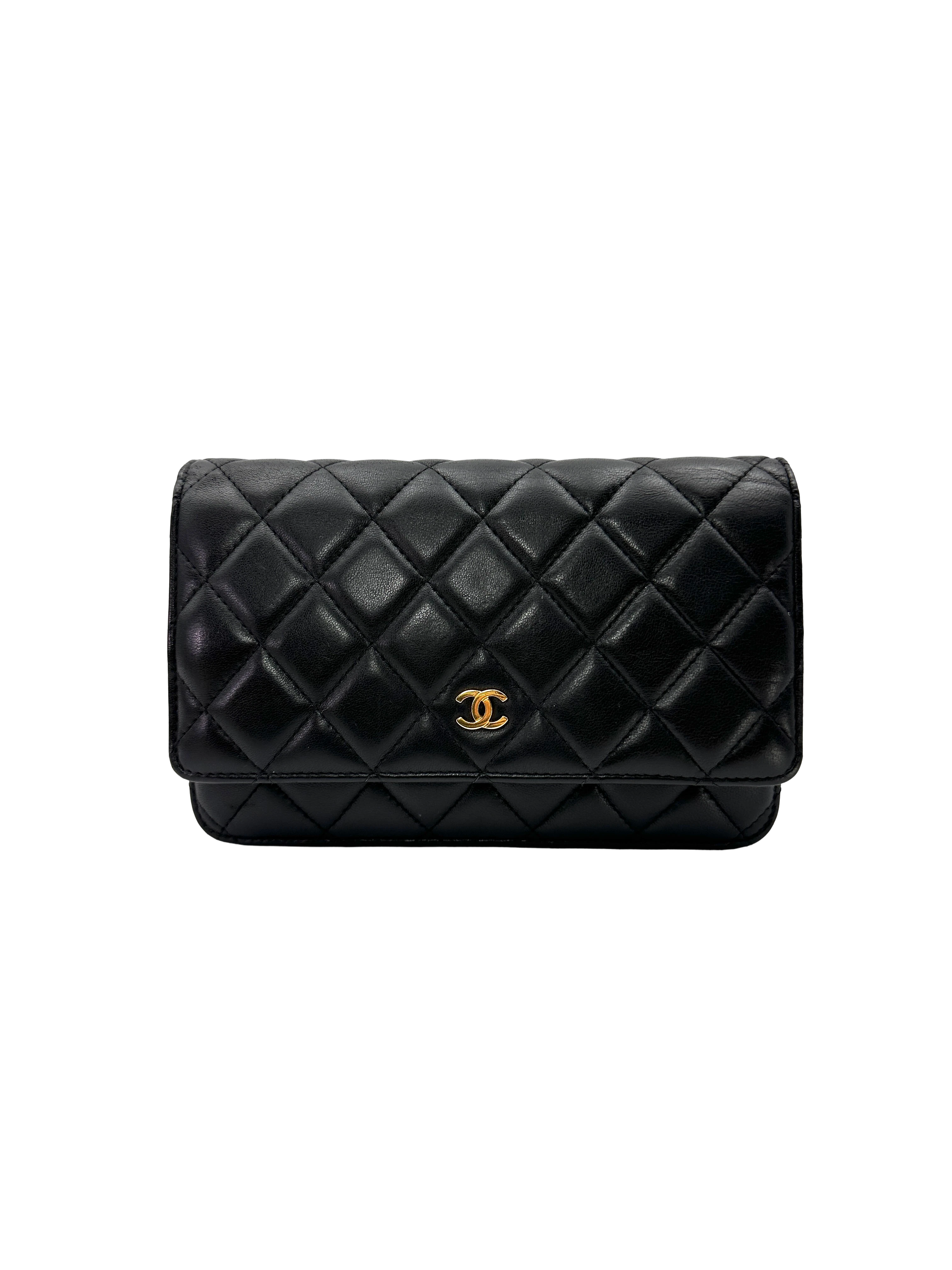 Chanel Black Quilted Lambskin Wallet On Chain(20***05) CC2493