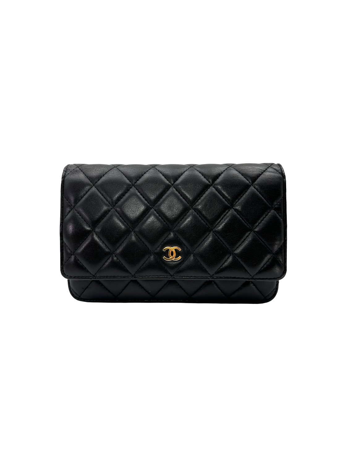 Chanel Black Quilted Lambskin Wallet On Chain(20***05) CC2493