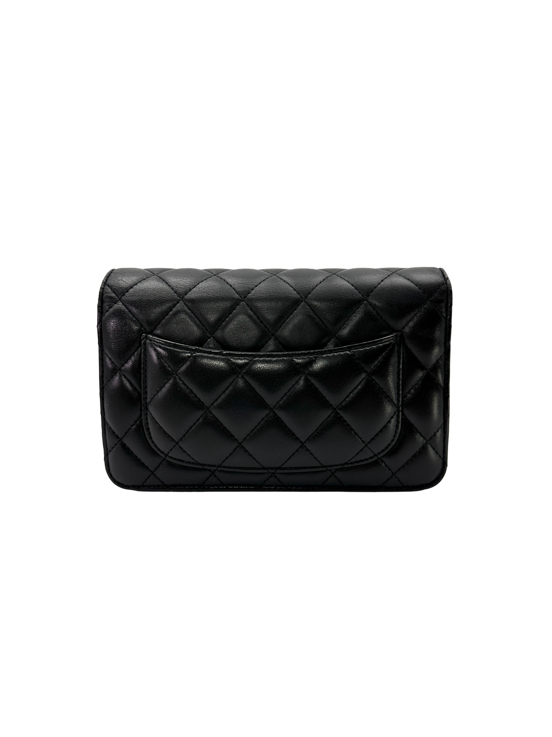 Chanel Black Quilted Lambskin Wallet On Chain(20***05) CC2493