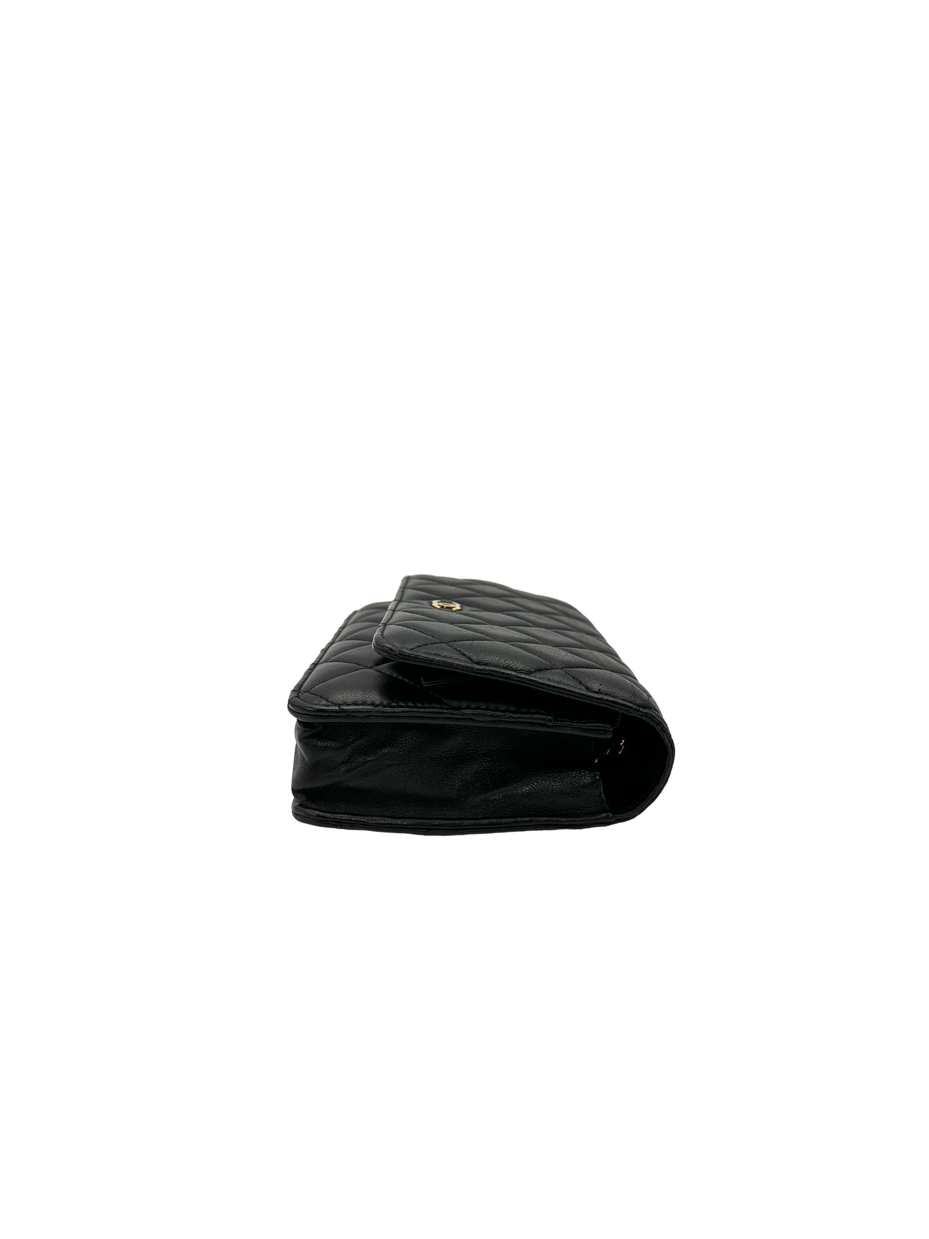 Chanel Black Quilted Lambskin Wallet On Chain(20***05) CC2493