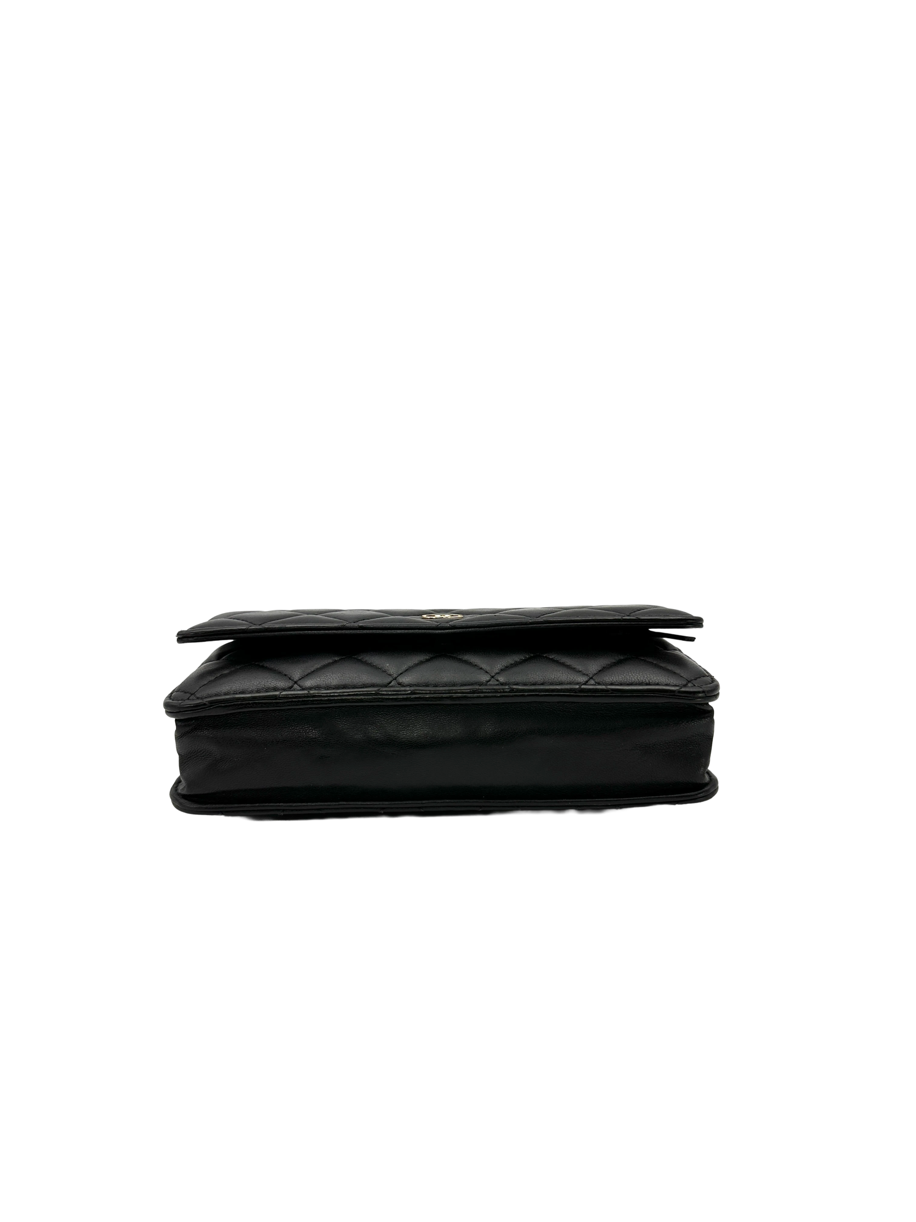 Chanel Black Quilted Lambskin Wallet On Chain(20***05) CC2493