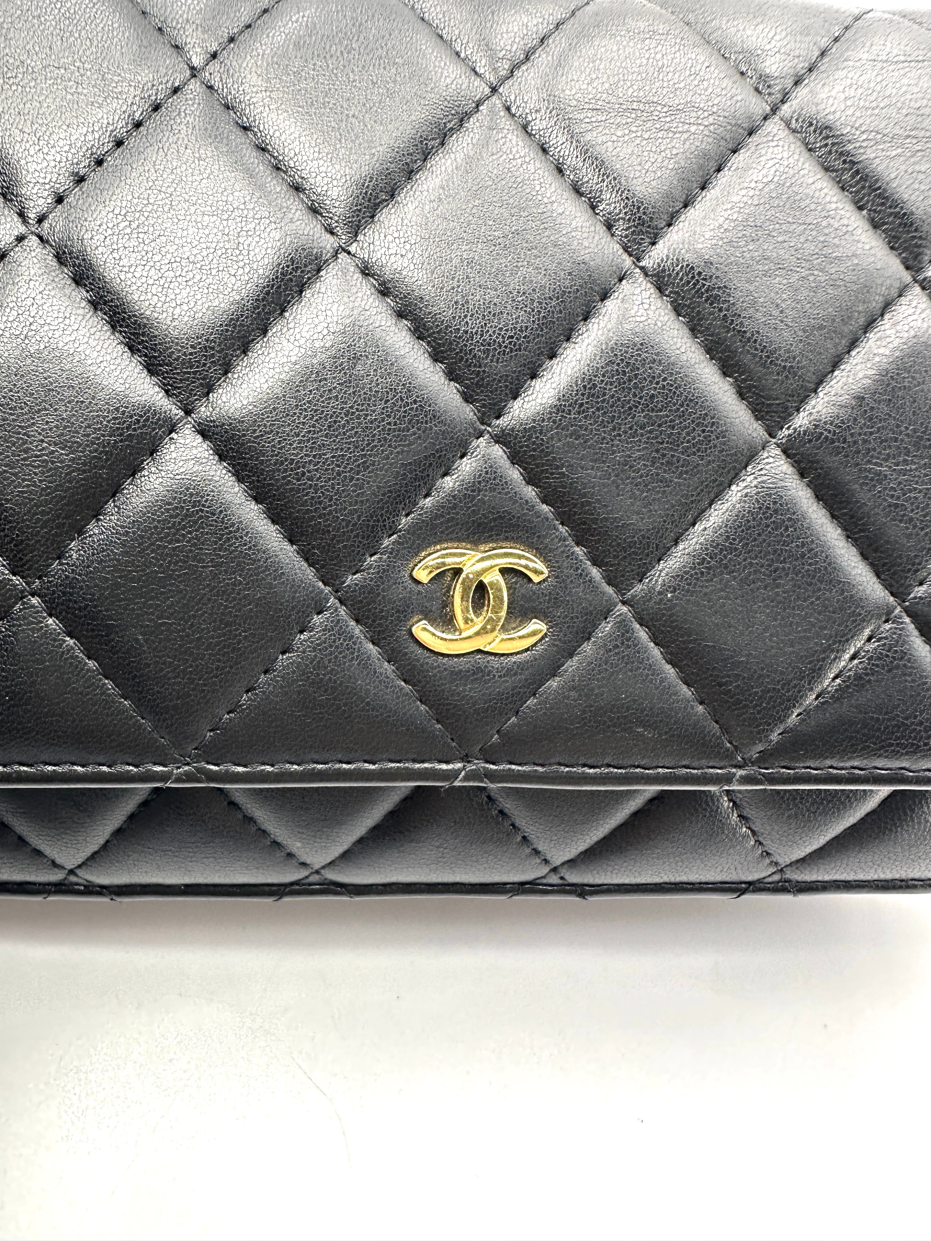 Chanel Black Quilted Lambskin Wallet On Chain(20***05) CC2493