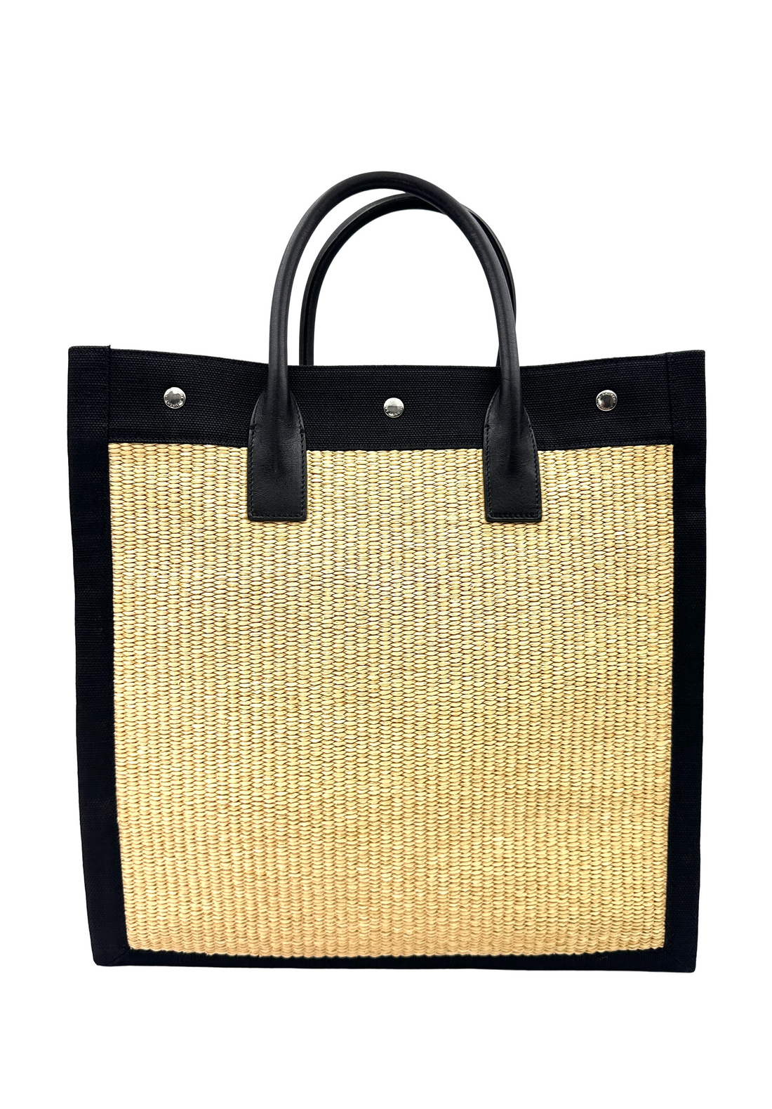 Saint Laurent Rive Gauche Canvas Tote Handle Bag SL284
