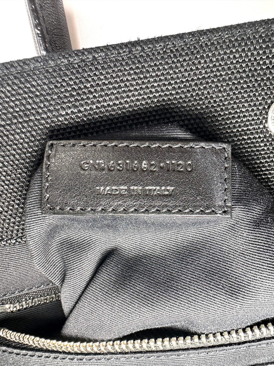 Saint Laurent Rive Gauche Canvas Tote Handle Bag SL284