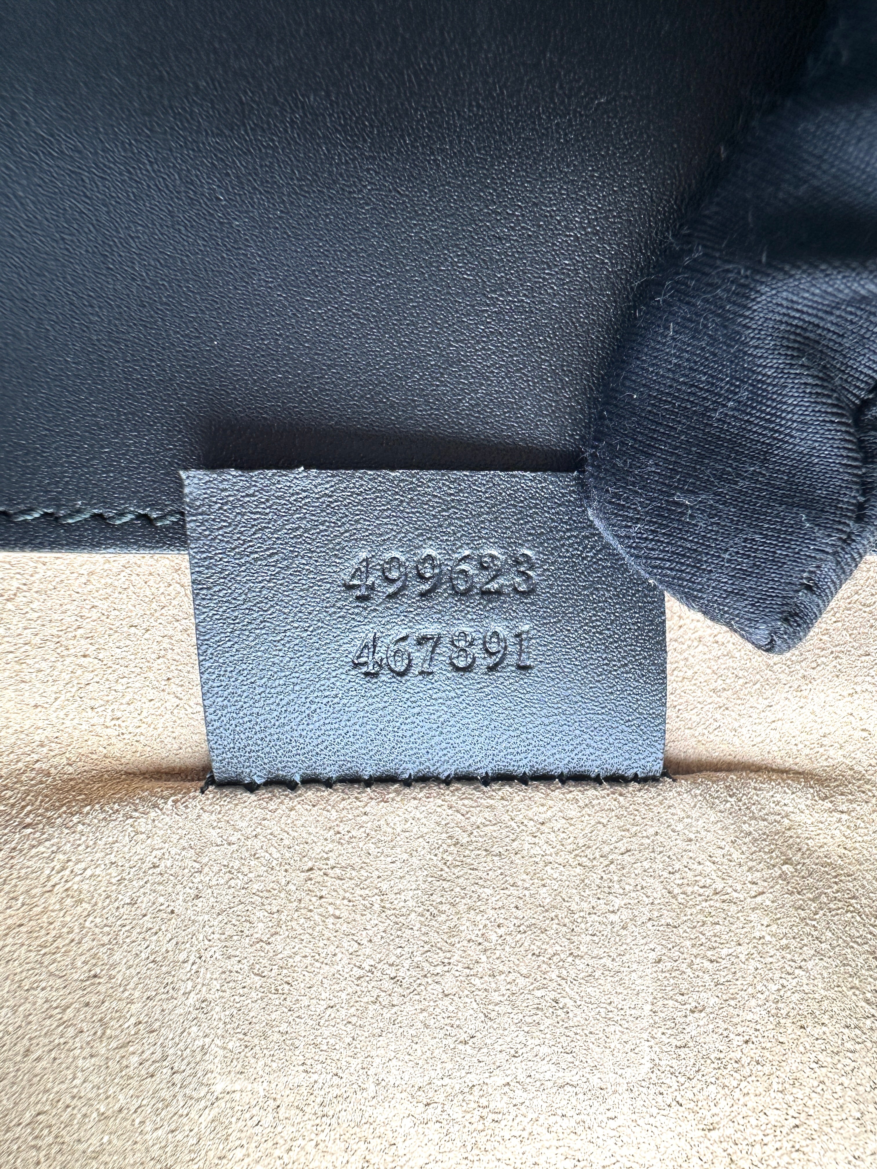 Gucci Dionysus Navy Velvet Shoulder Bag GG1384