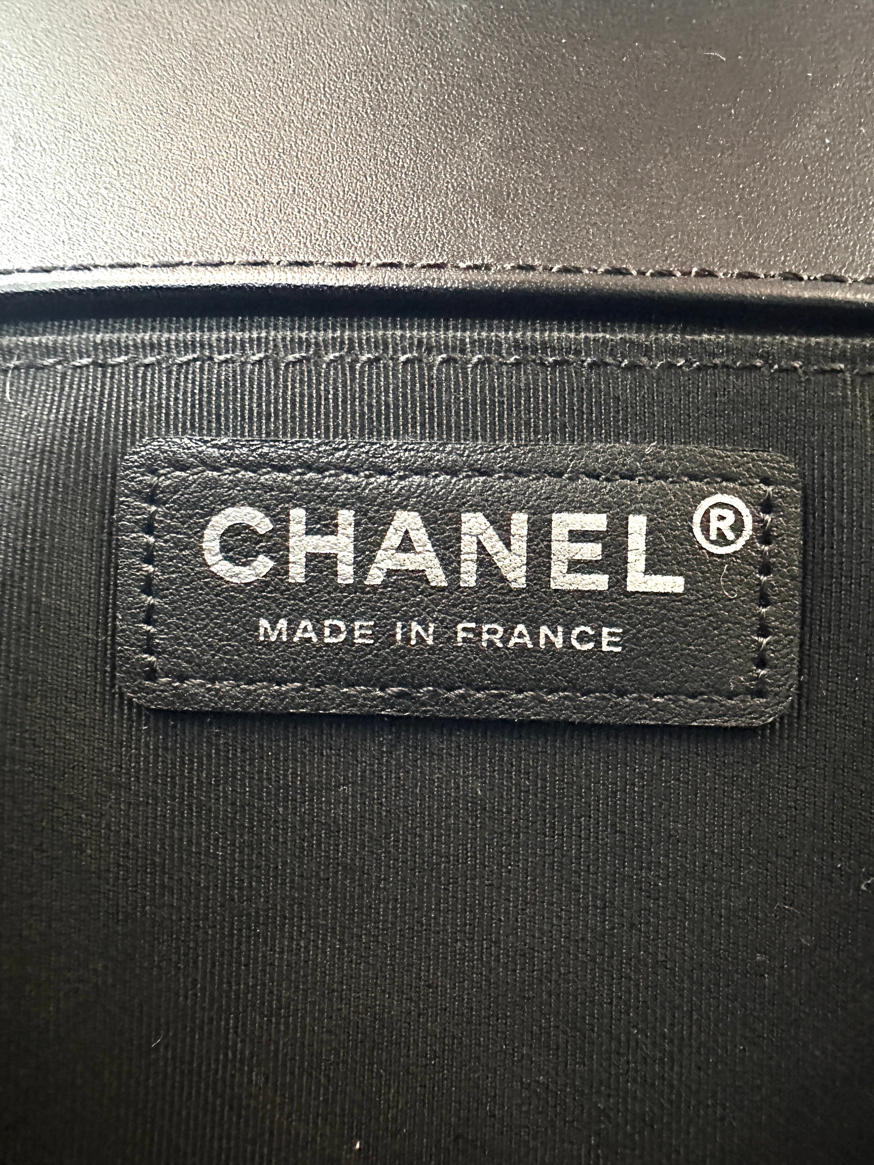 Chanel LeBoy Black Quilted Studded Crystal Leather Flap Bag With Silver Buckle(29***61) CC2495