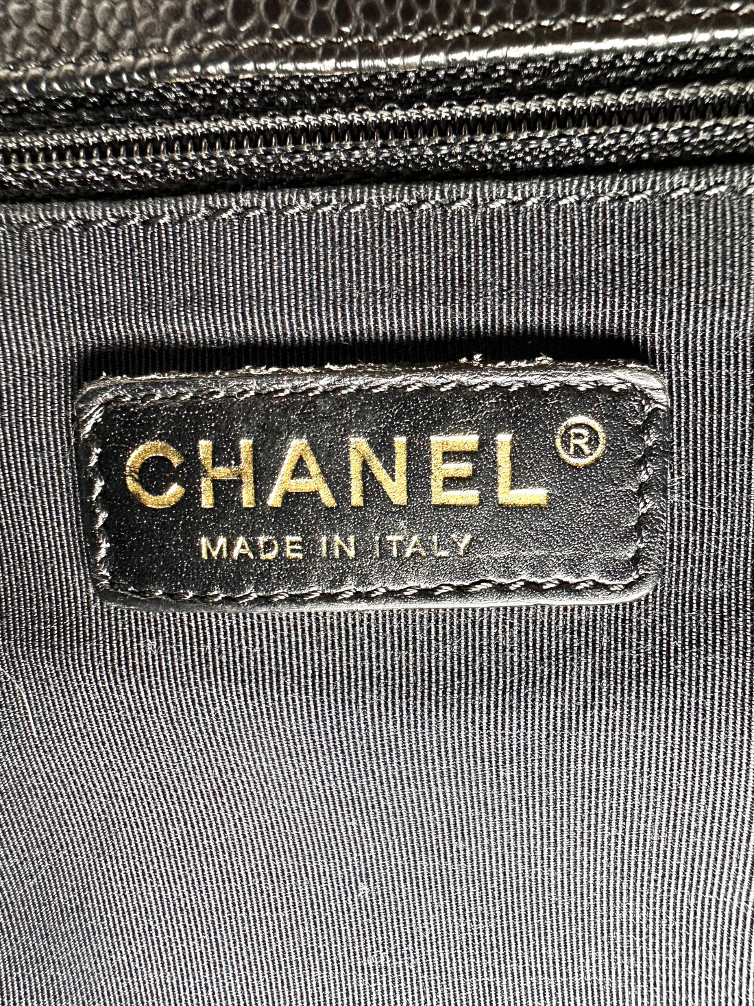 Chanel GST Black Quilted Leather Tote Handle Bag(11***44) CC2496