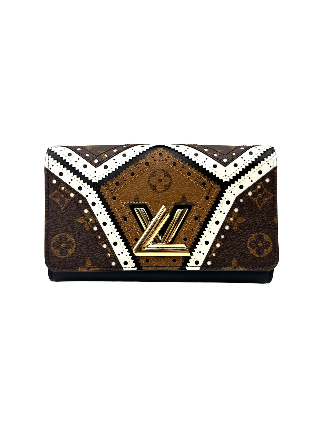 Louis Vuitton Twist Brogue Monogram Reverse Wallet On Chain LV3269