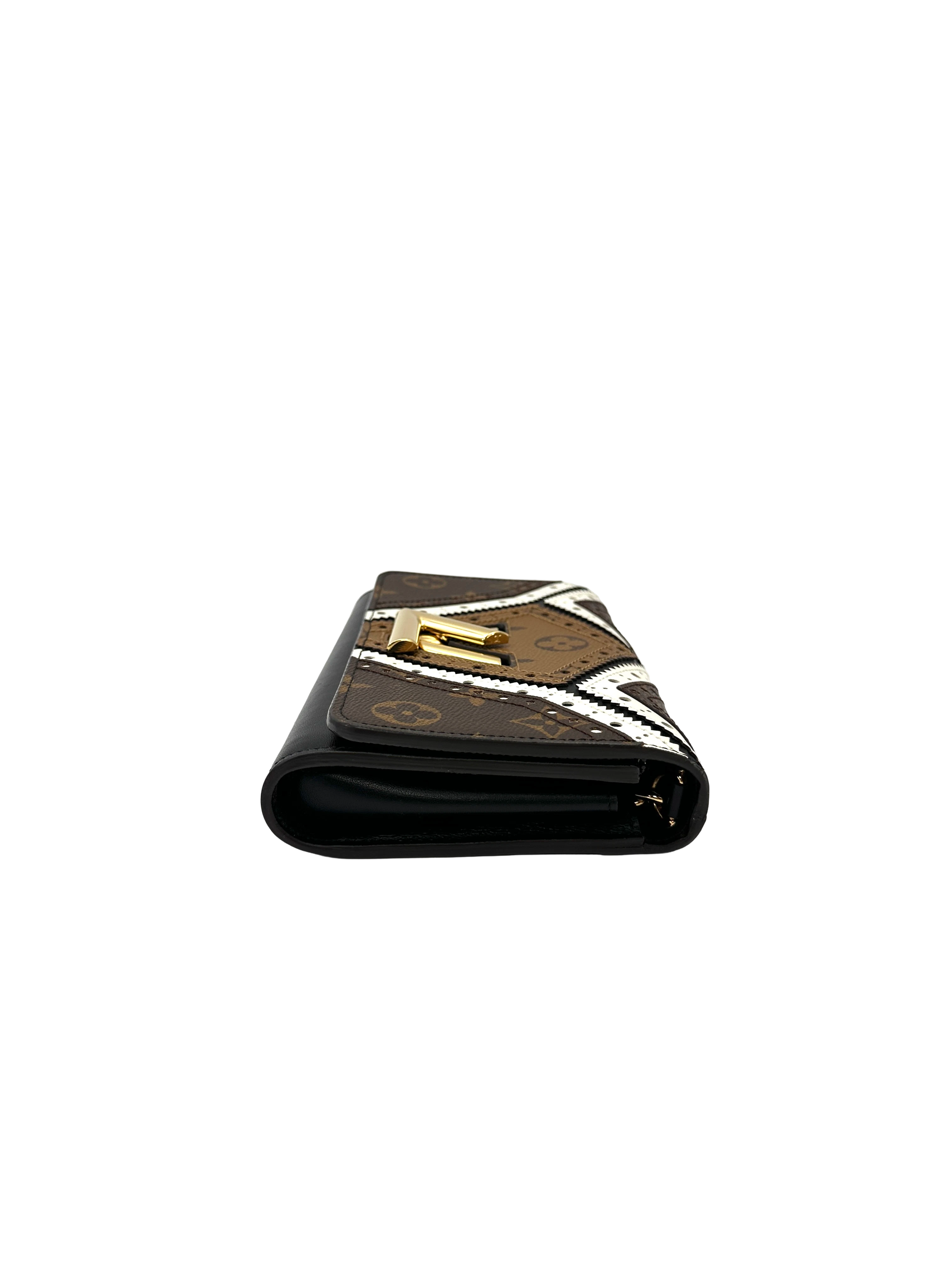 Louis Vuitton Twist Brogue Monogram Reverse Wallet On Chain LV3269