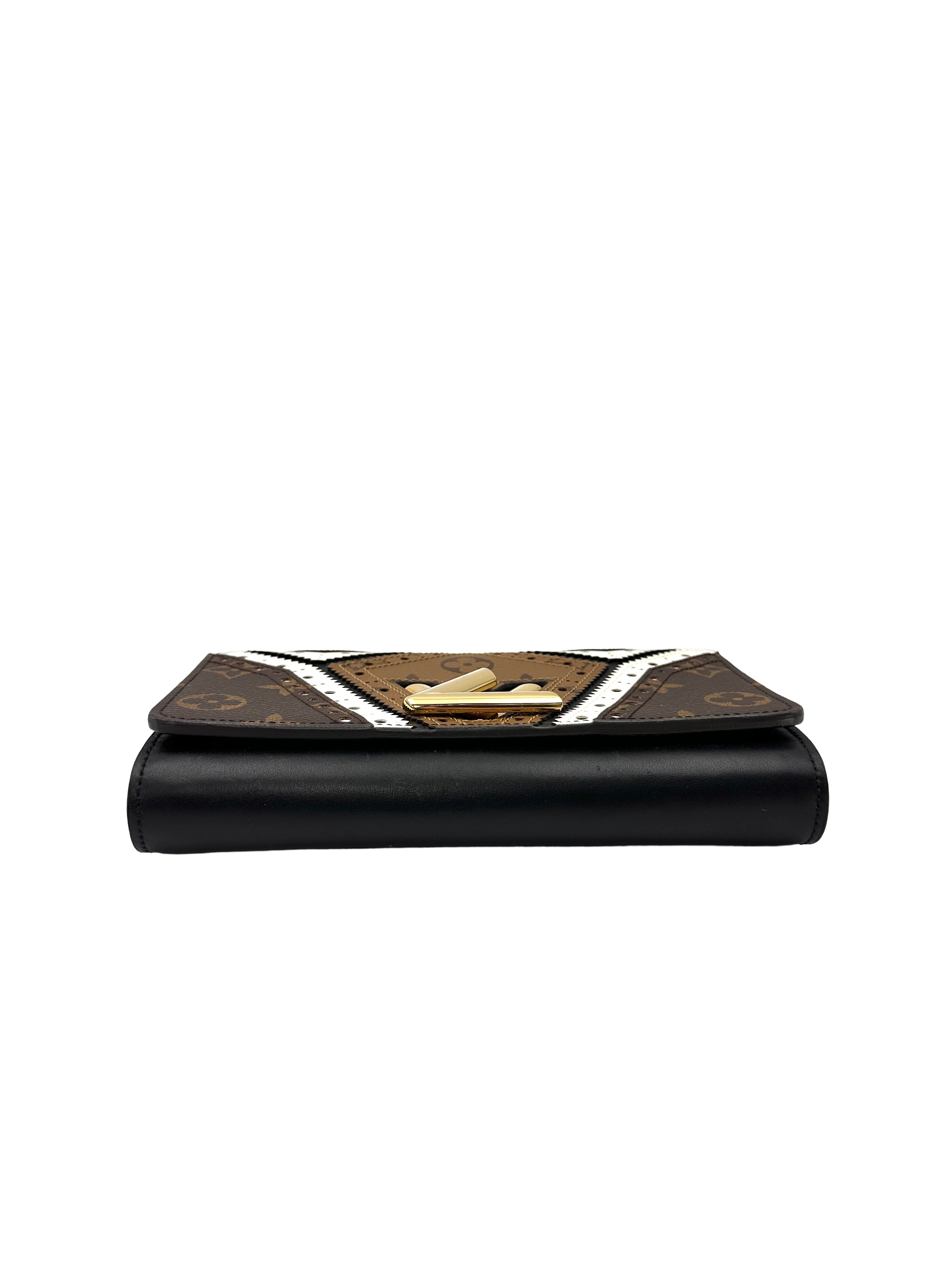 Louis Vuitton Twist Brogue Monogram Reverse Wallet On Chain LV3269