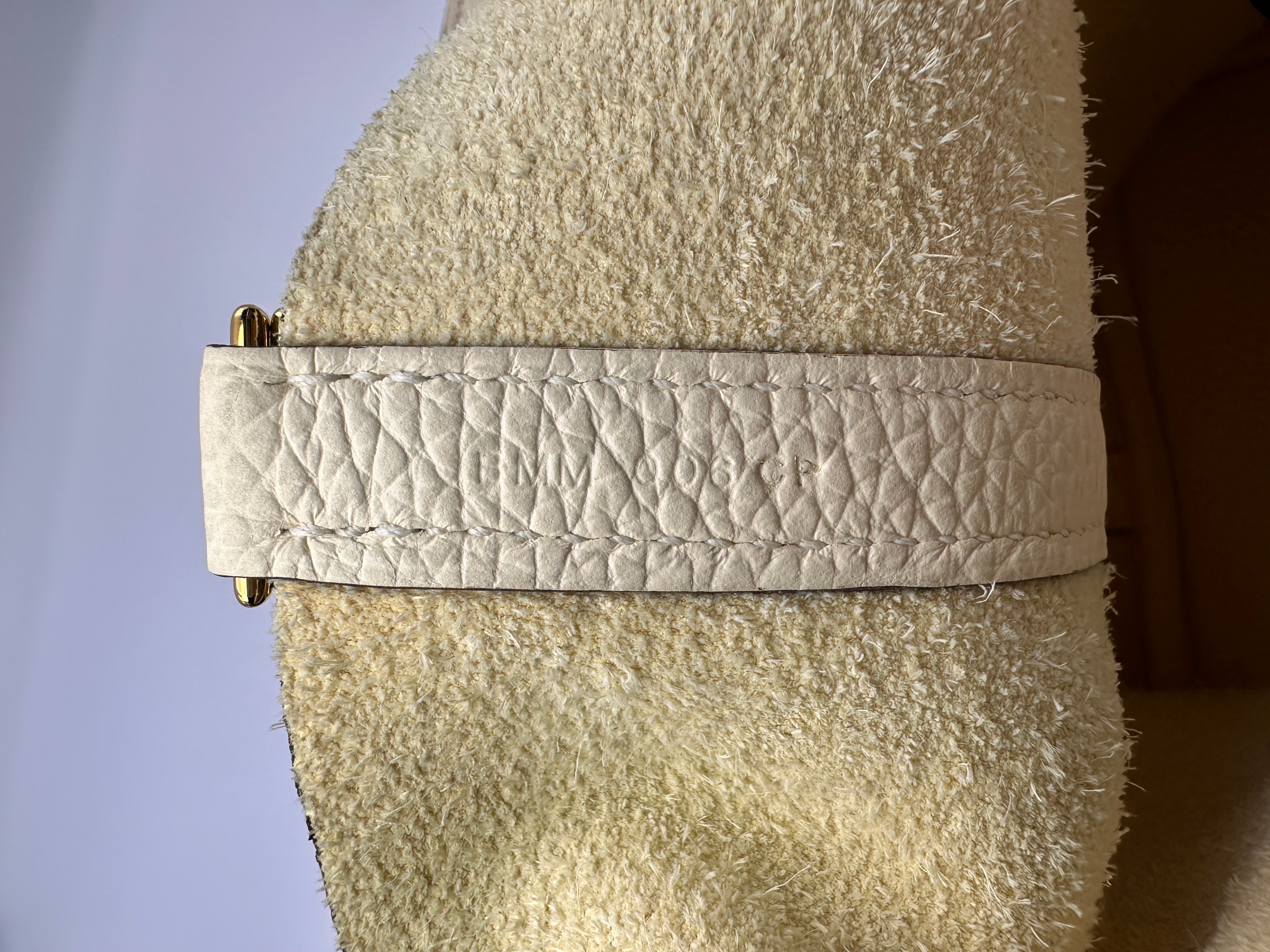 Hermes Picotin22 White Leather Handle Bag HR147