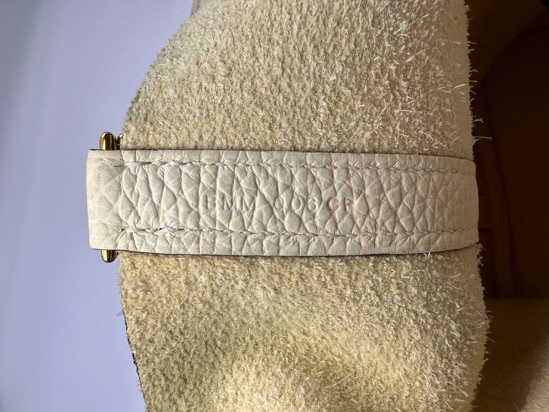 Hermes Picotin22 White Leather Handle Bag HR147