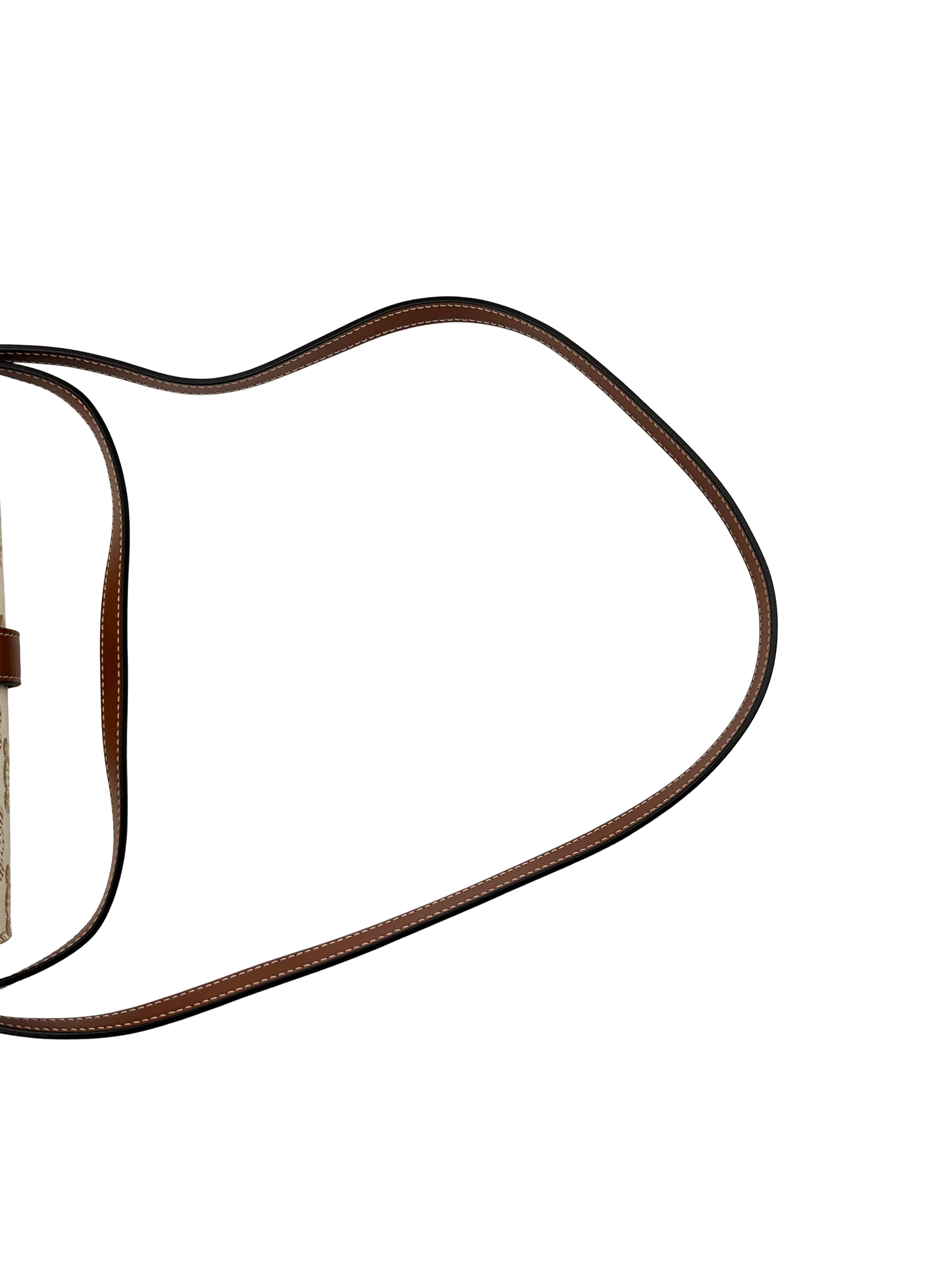Celine Tabou White Triomphe Canvas Clutch CEV