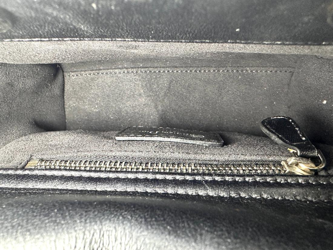 Christian Dior Lady Dior Black Cannage Lambskin Handle Bag DR901