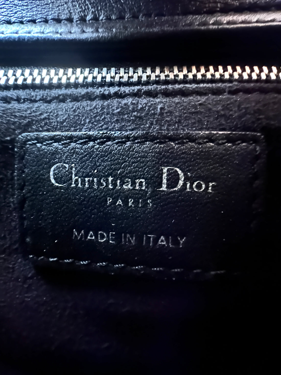 Christian Dior Lady Dior Black Cannage Lambskin Handle Bag DR901