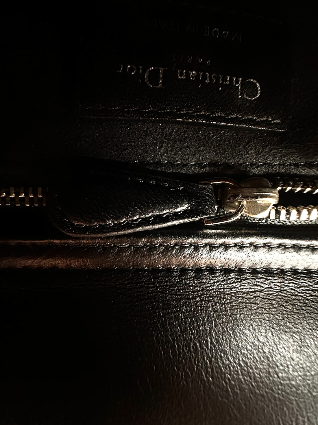 Christian Dior Lady Dior Black Cannage Lambskin Handle Bag DR901