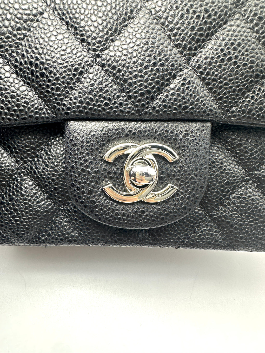 Chanel Classic Flap Black Quilted Leather Mini Shoulder Bag(14***45) DR899