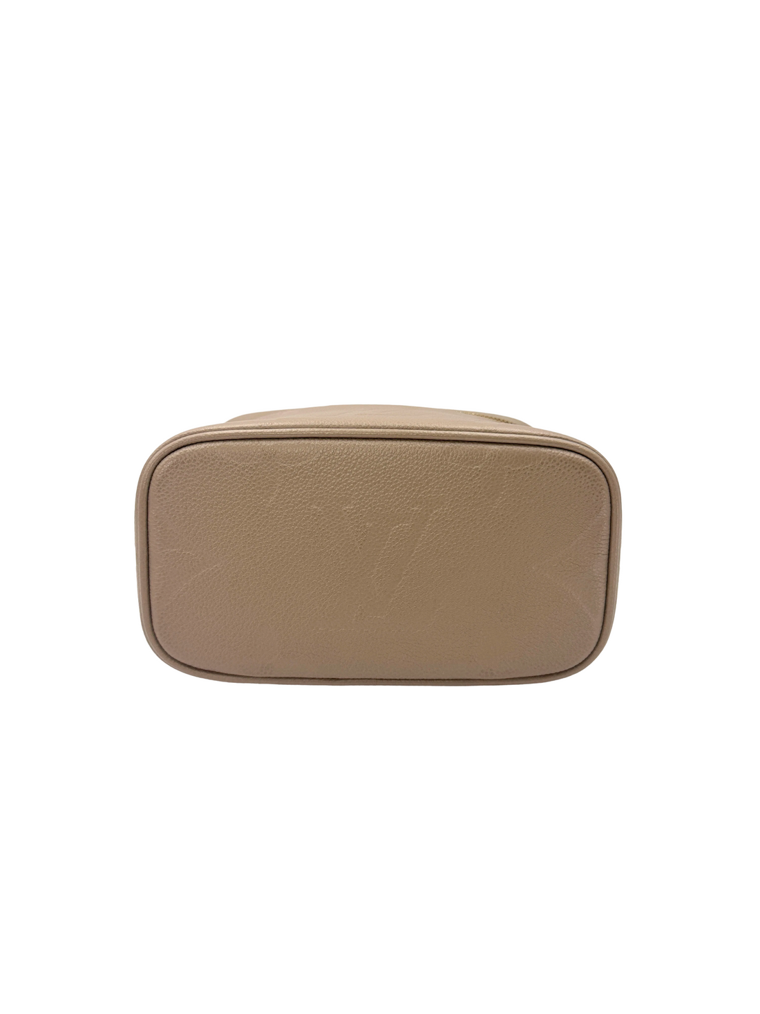 Louis Vuitton Vanity PM Beige Monogram Empreinte Leather Handle Bag LV3272