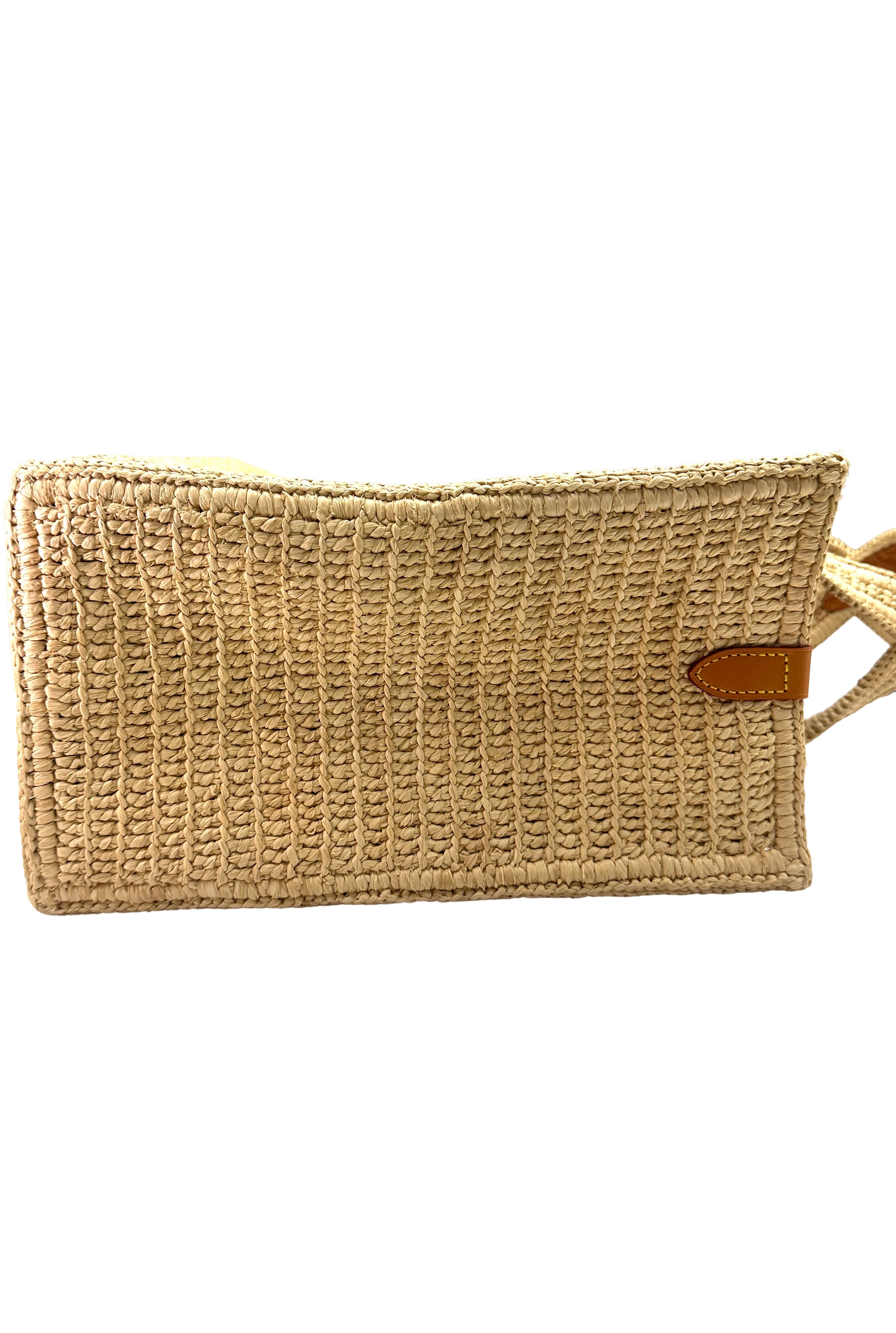 Louis Vuitton Natural Raffia Summer Shopper Tote Bag LV3275