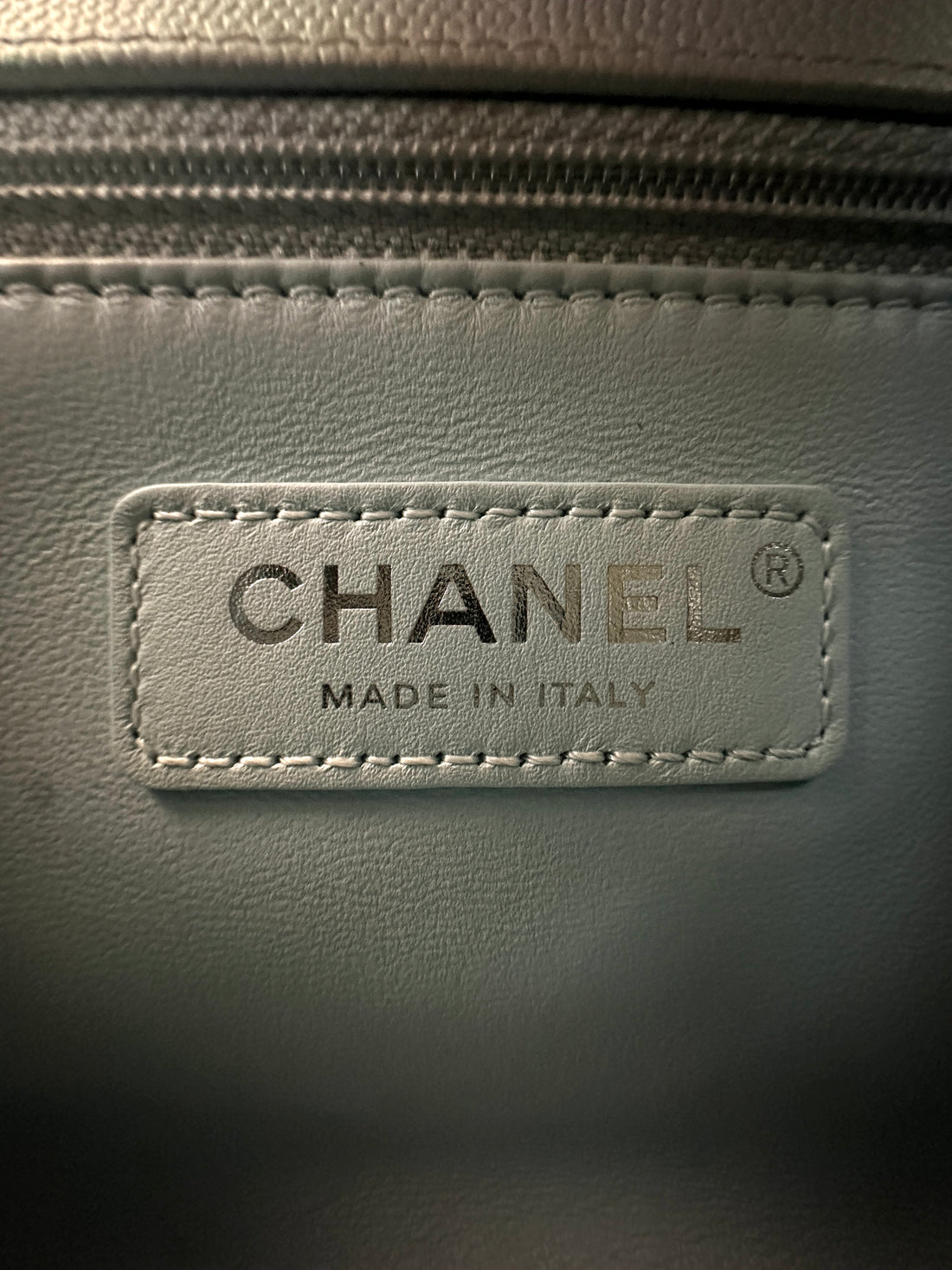 Chanel CoCo Handle Iridescent Blue Quilted Leather Small Size Shoulder Bag(A0***A8) CC2497