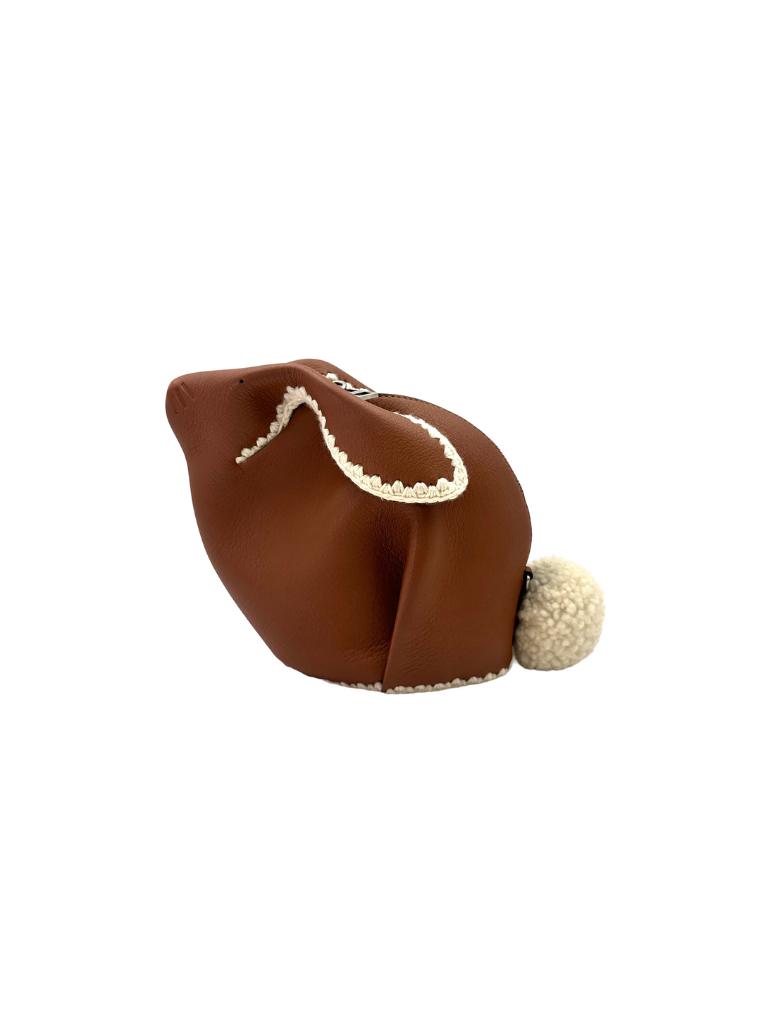 Loewe Brown Leather Bunny Bag LW98