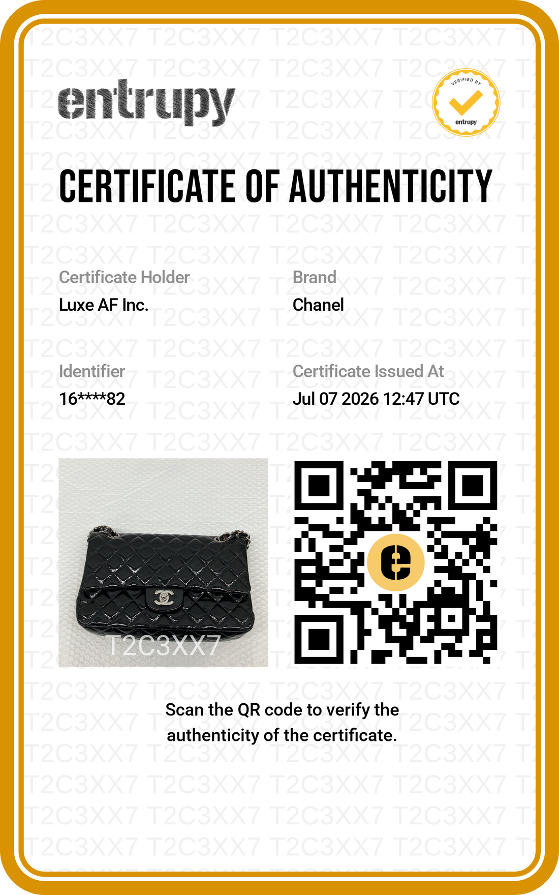 Chanel Classic Flap Black Quilted Patent Leather Medium Size Shoulder Bag With Silver Buckle(16***82) CC2507