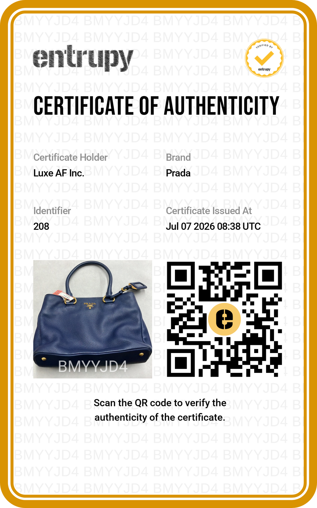 Prada Vitello Daino Navy Leather Handle Bag PR546