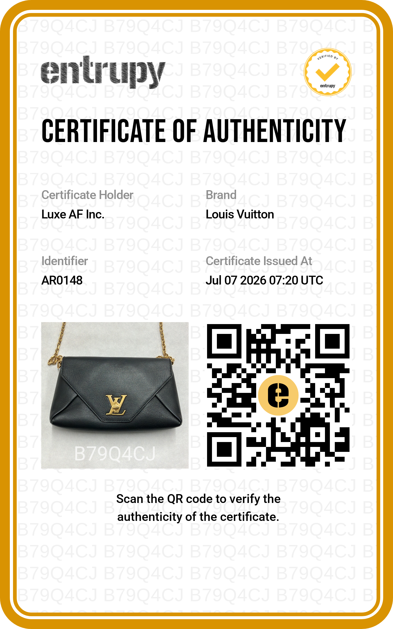 Louis Vuitton Love Note Black Leather Clutch LV3273
