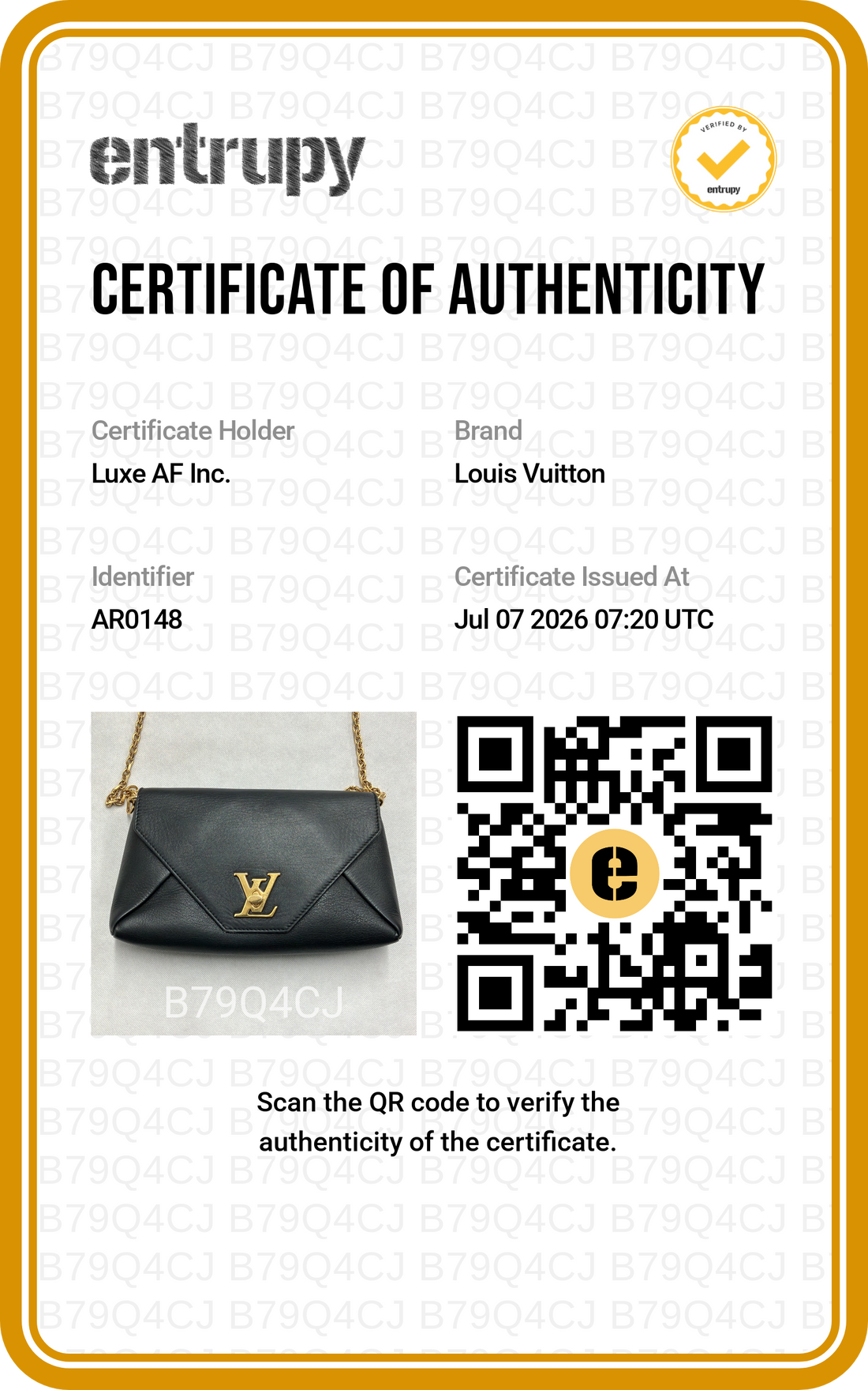 Louis Vuitton Love Note Black Leather Clutch LV3273