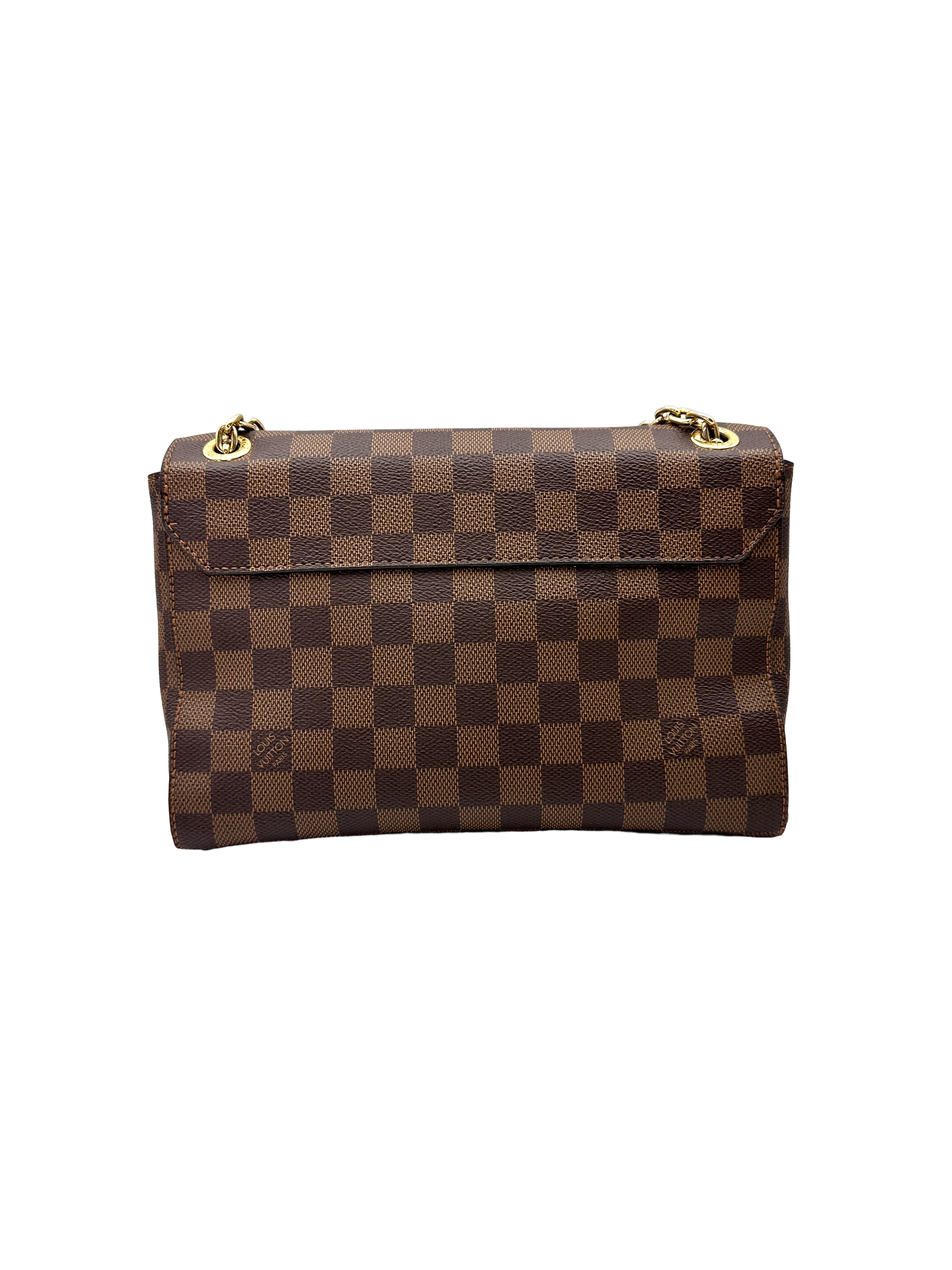 Louis Vuitton Vavin Damier Ebene & Beige Leather Shoulder Bag LV3277