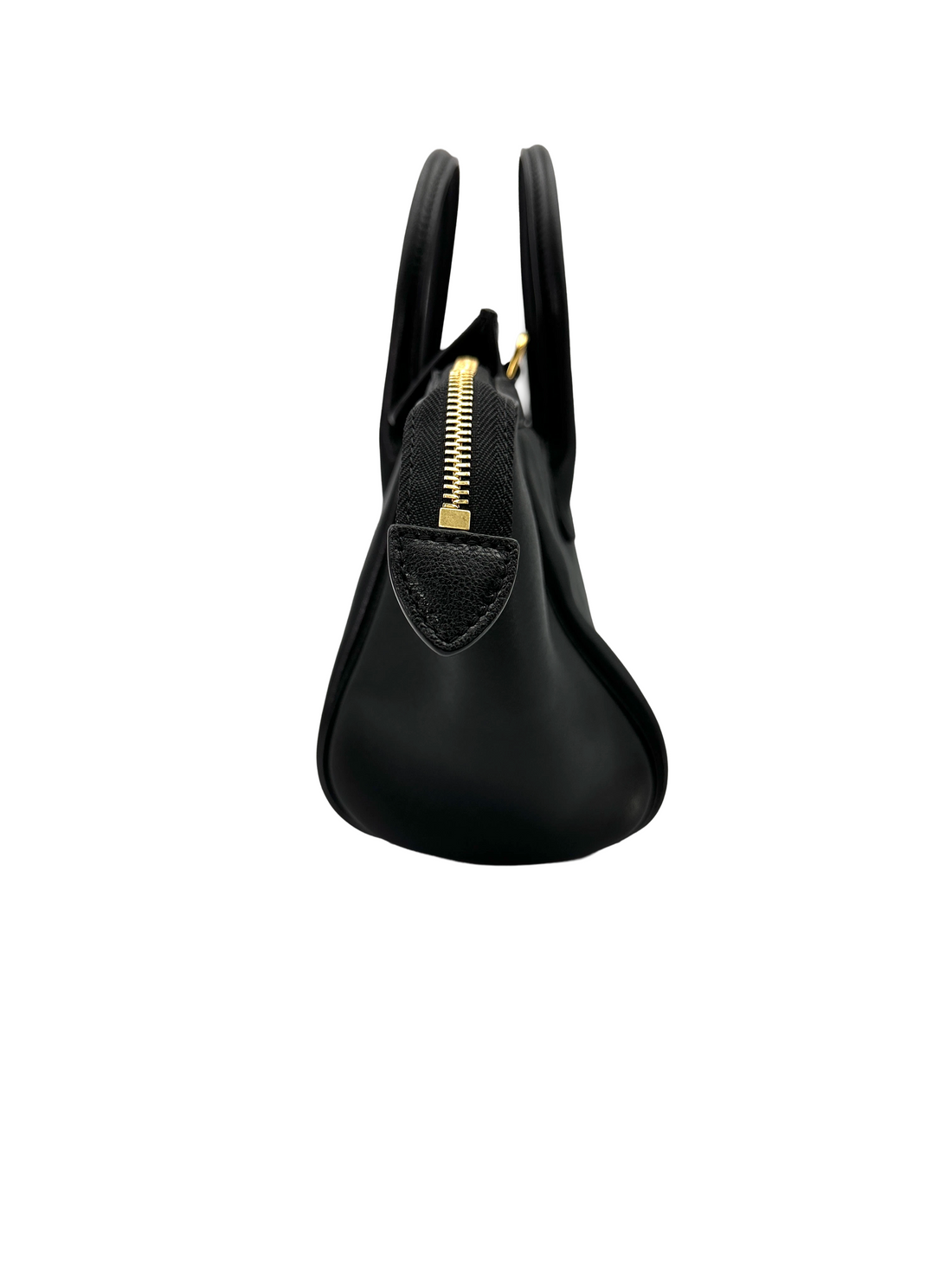 Celine Luggage Black Leather Handle Bag CEQ