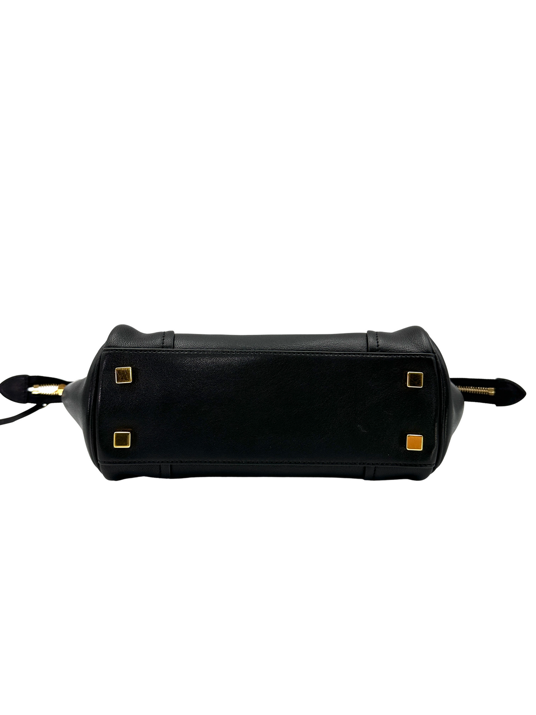 Celine Luggage Black Leather Handle Bag CEQ
