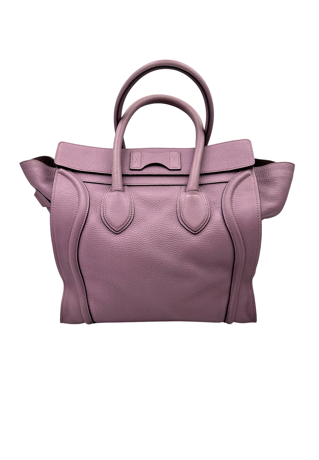 Celine Luggage Pink Leather Medium Size Handle Bag CE188