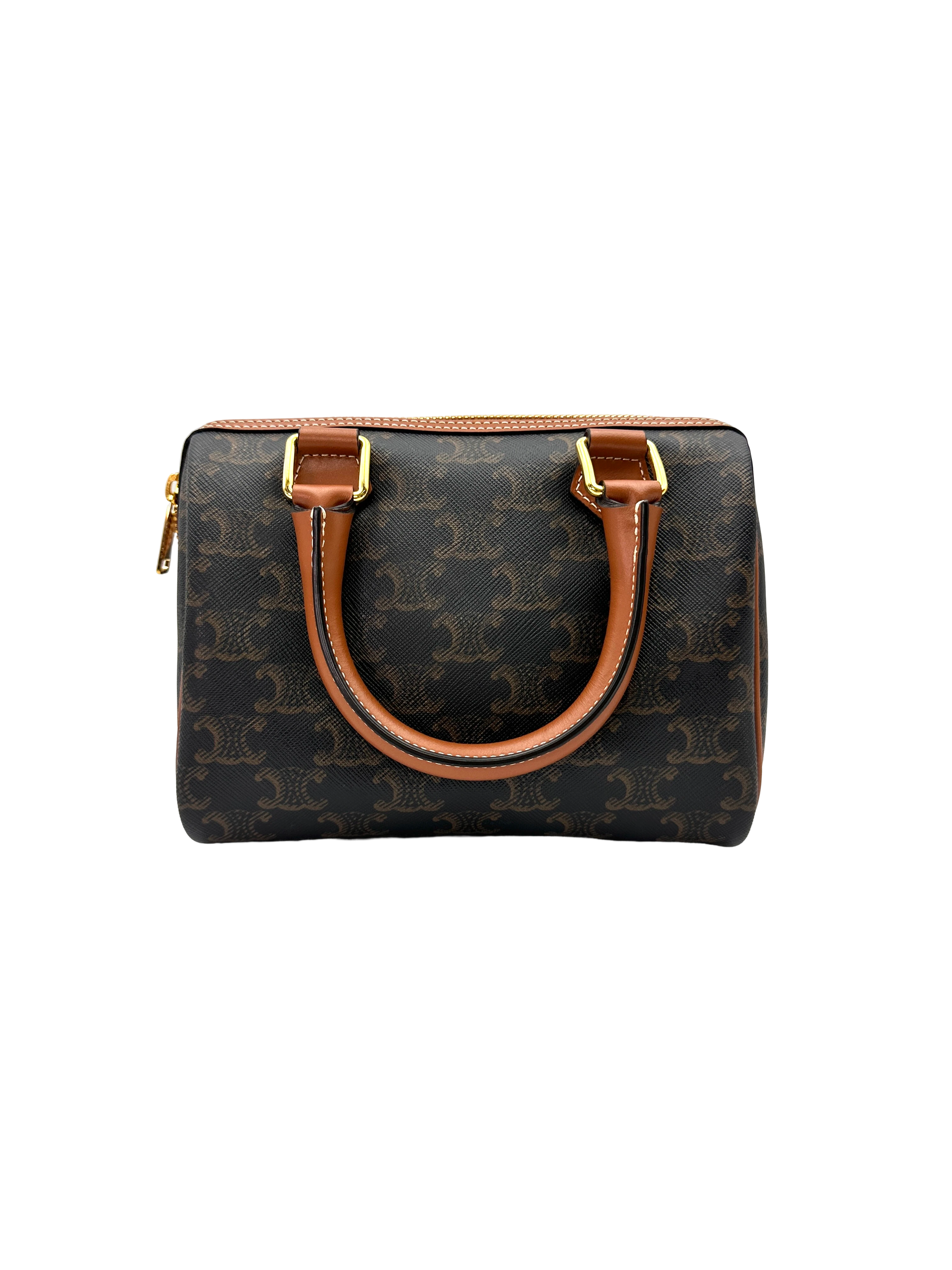 Celine Triomphe Canvas Boston Bag CEW