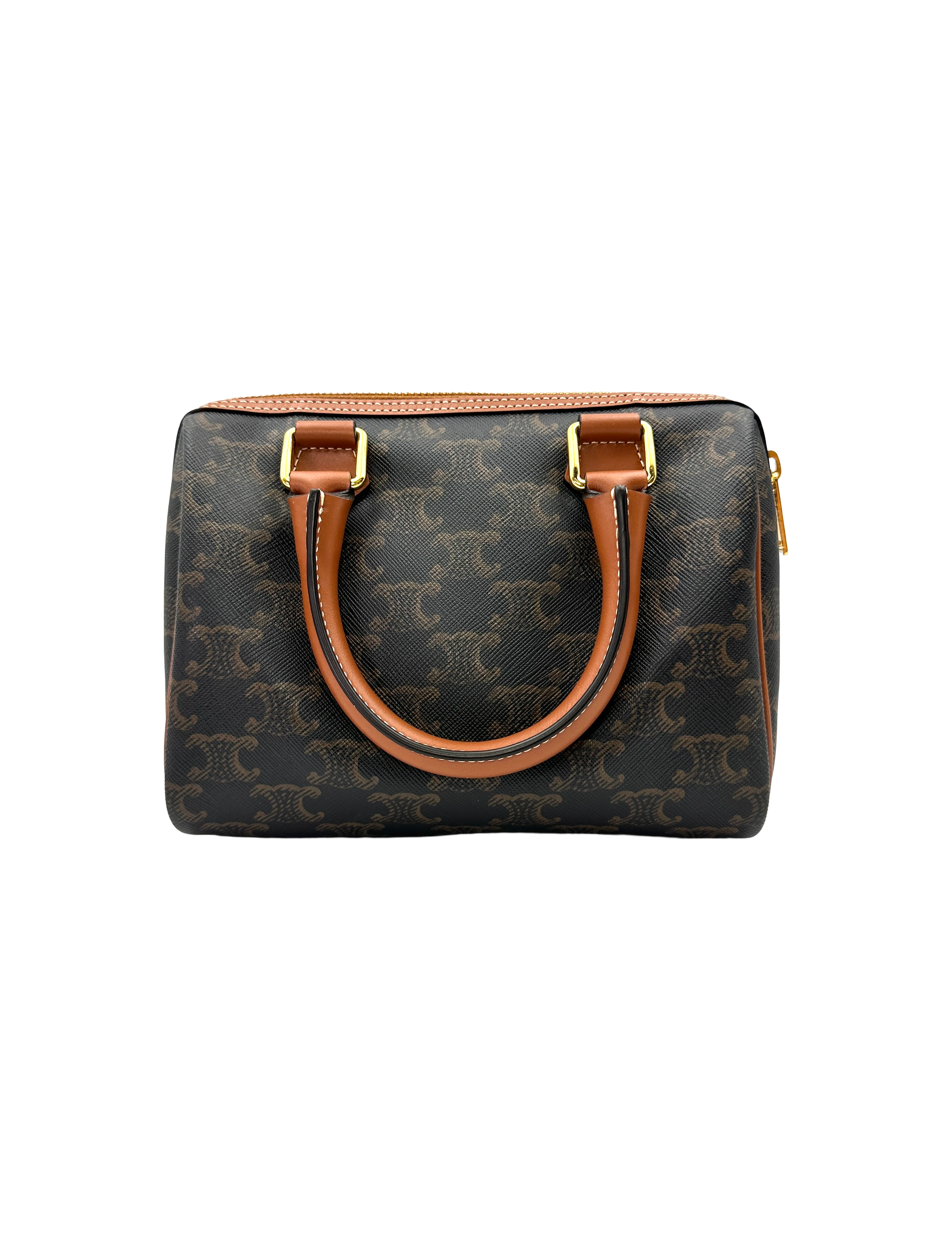 Celine Triomphe Canvas Boston Bag CEW