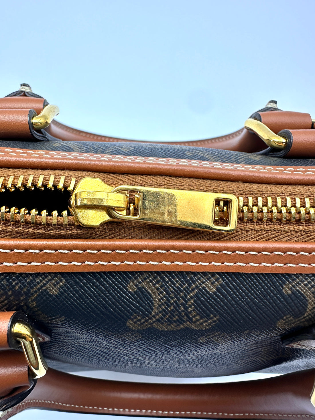 Celine Triomphe Canvas Boston Bag CEW