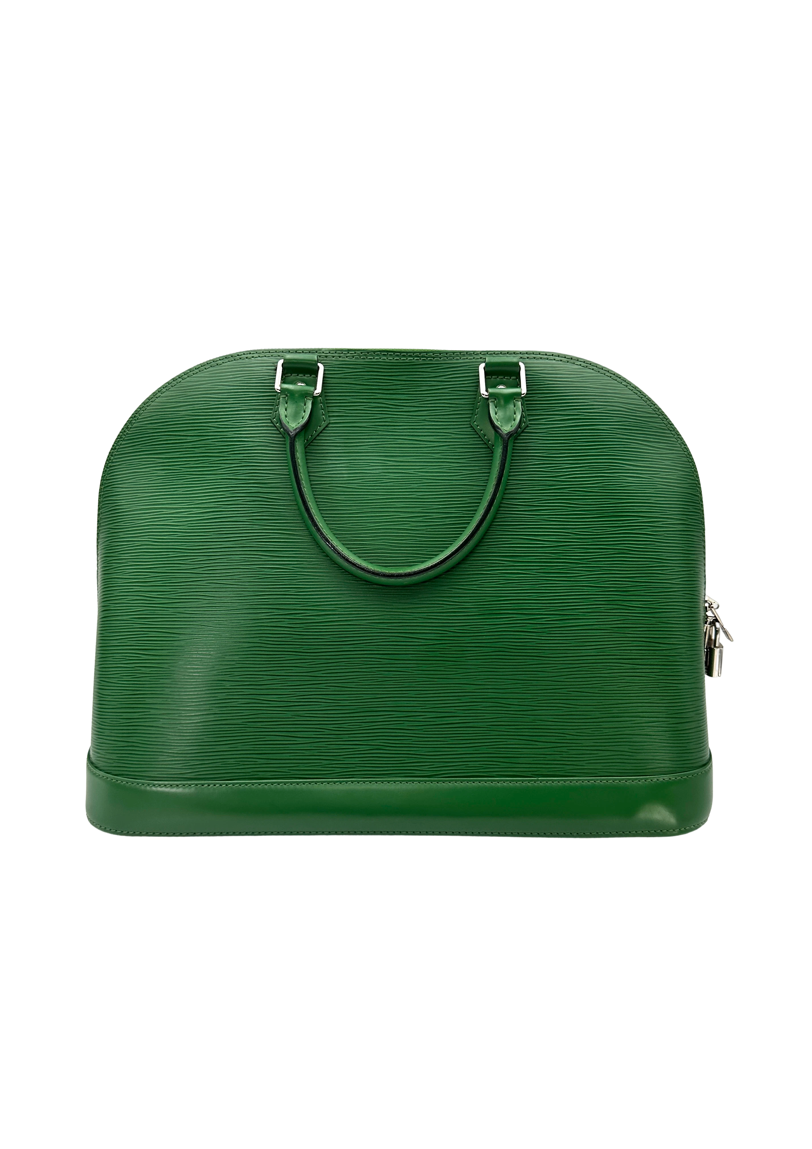 Louis Vuitton Alma Green Epi Leather Handle Bag LV3282