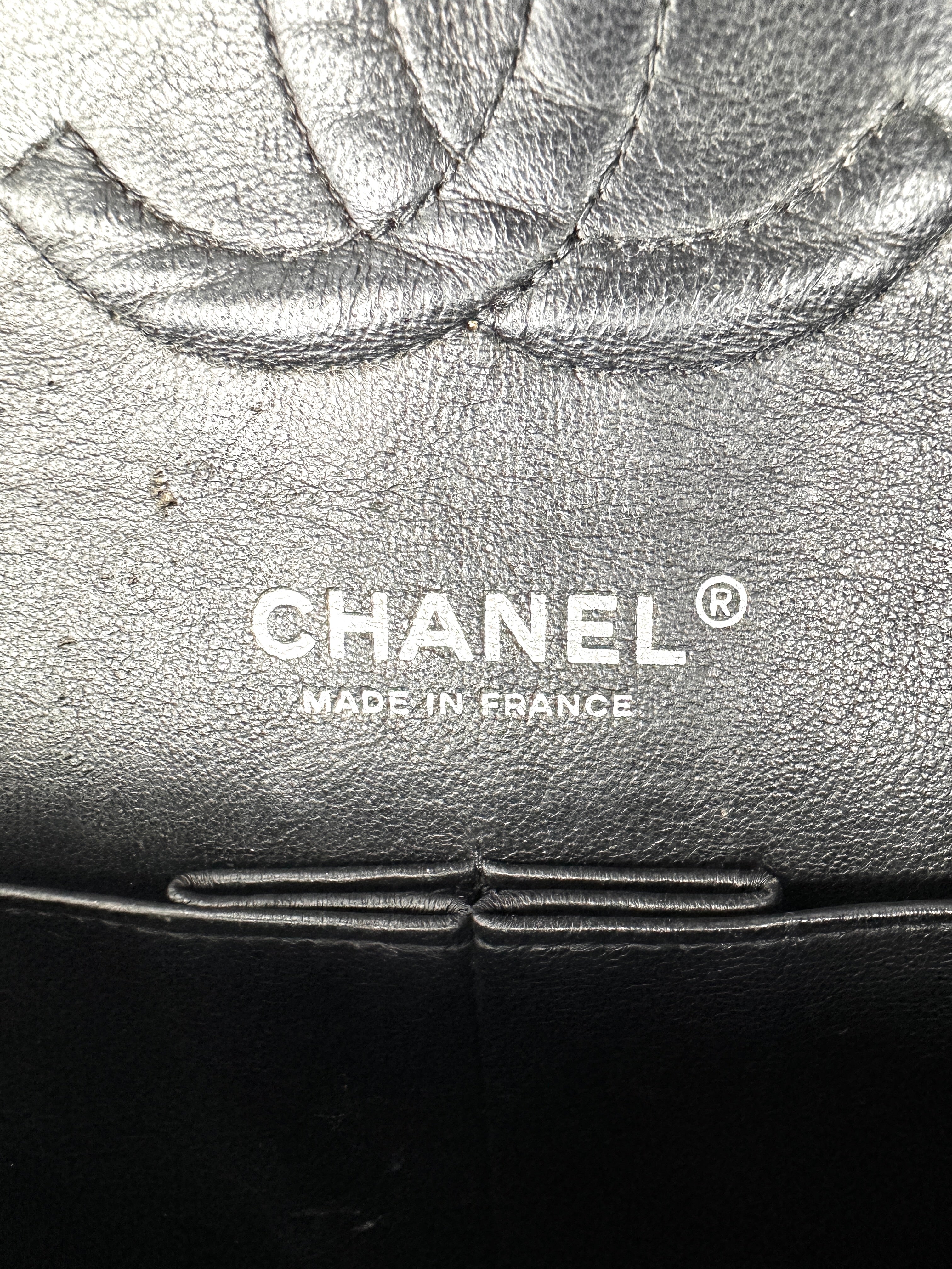 Chanel Classic Flap Black Quilted Patent Leather Medium Size Shoulder Bag With Silver Buckle(16***82) CC2507