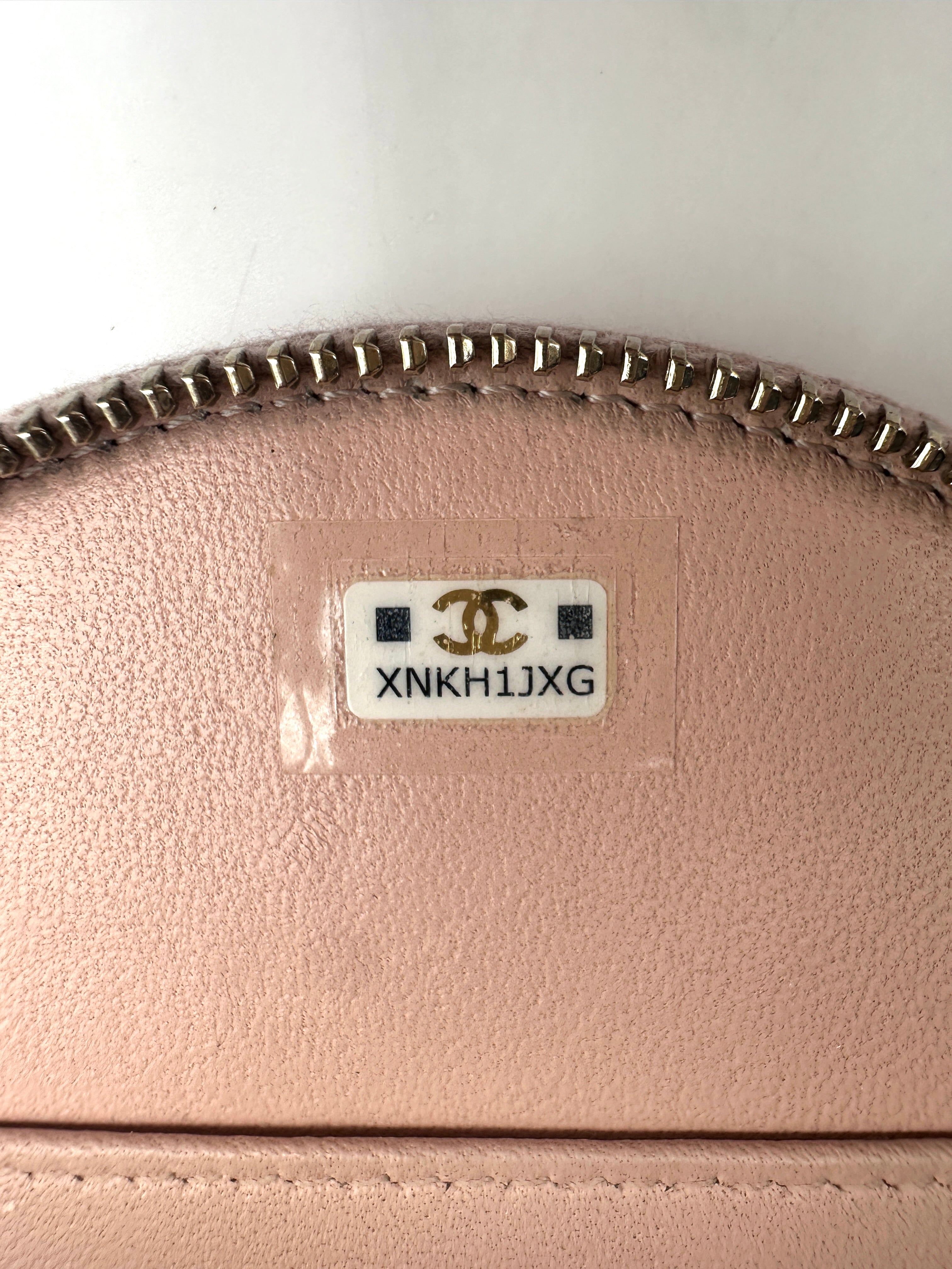 Chanel Pink Quilted Leather Top Handle Round Clutch(XN***XG) CC2501