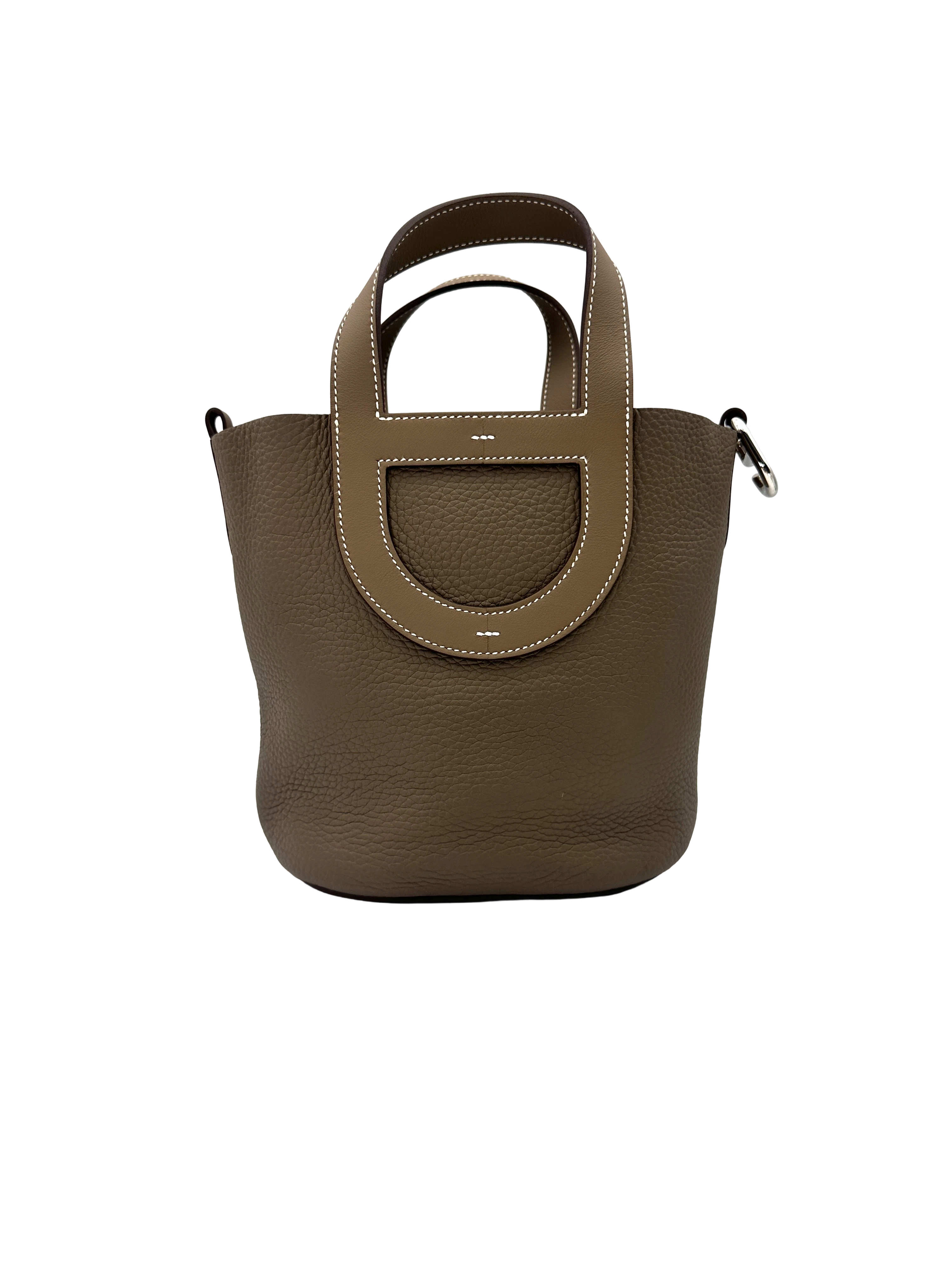 Hermes In-The-Loop Brown Leather Handle Bag HR148