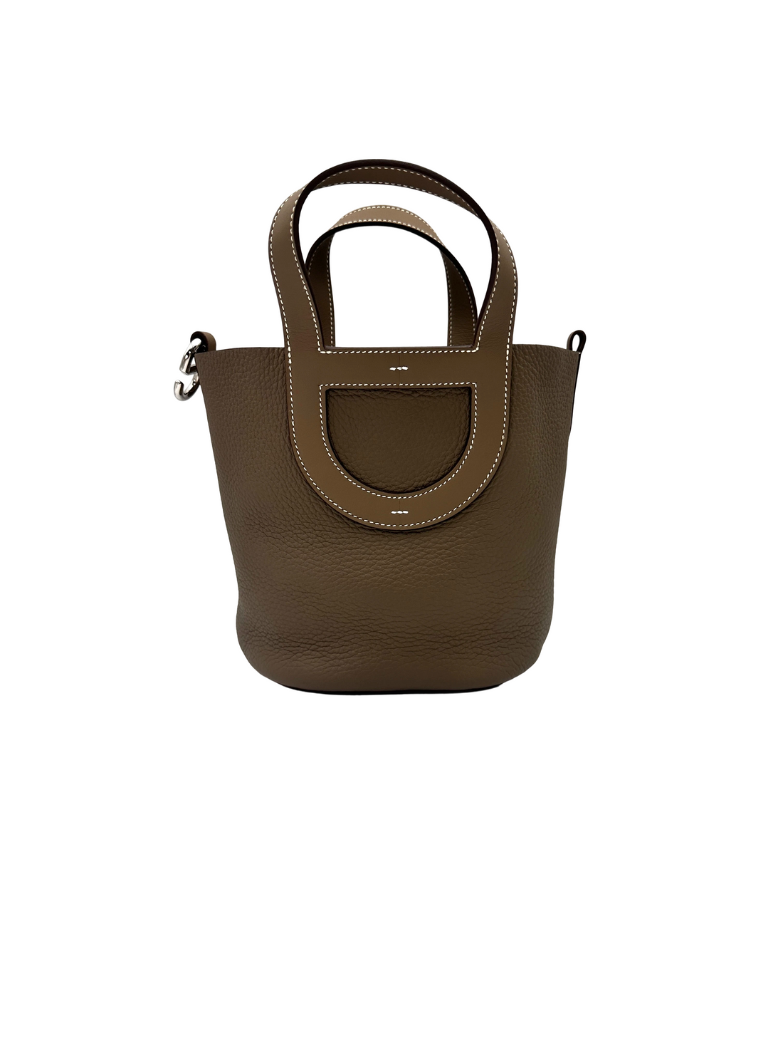 Hermes In-The-Loop Brown Leather Handle Bag HR148