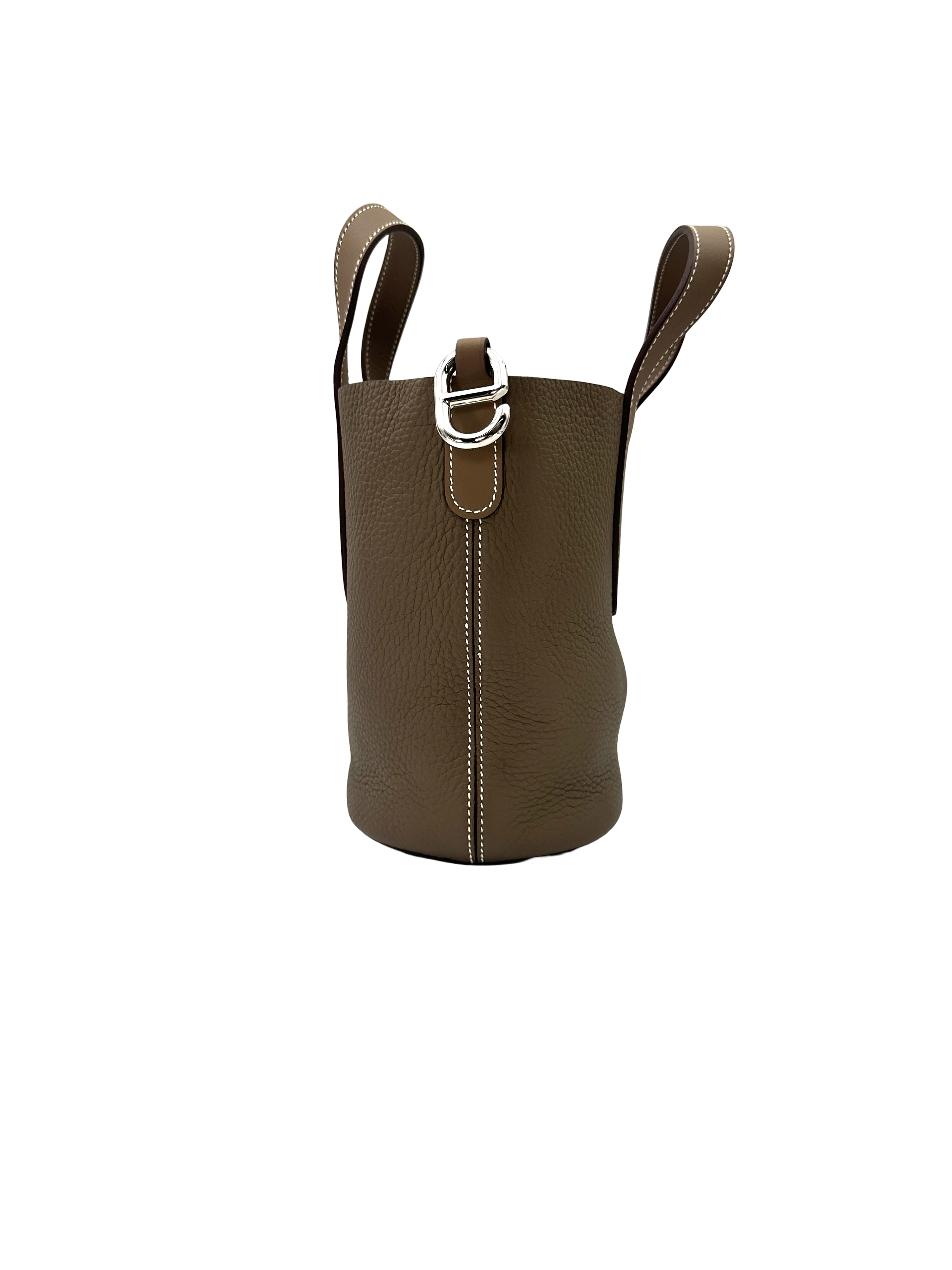 Hermes In-The-Loop Brown Leather Handle Bag HR148