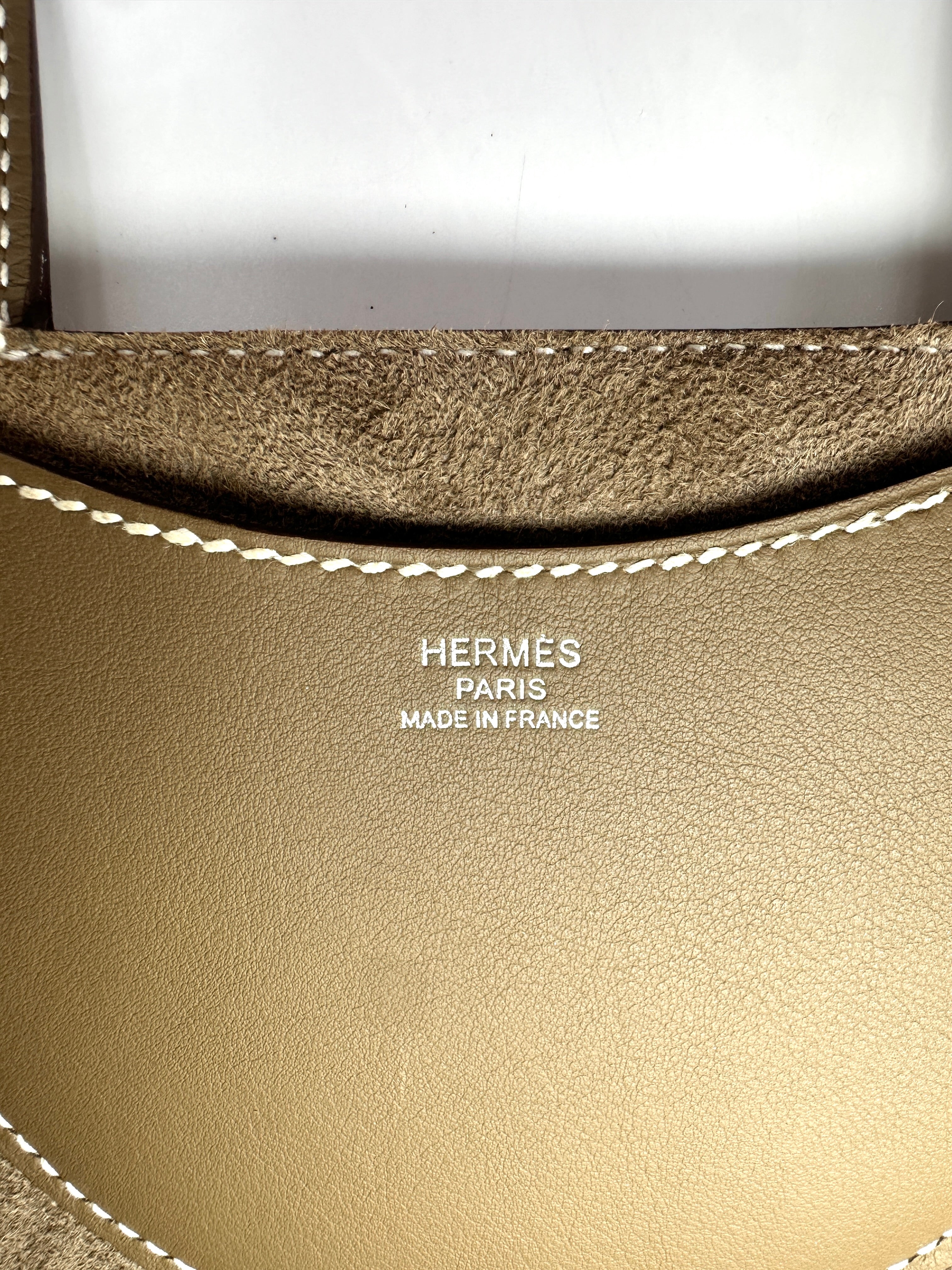 Hermes In-The-Loop Brown Leather Handle Bag HR148
