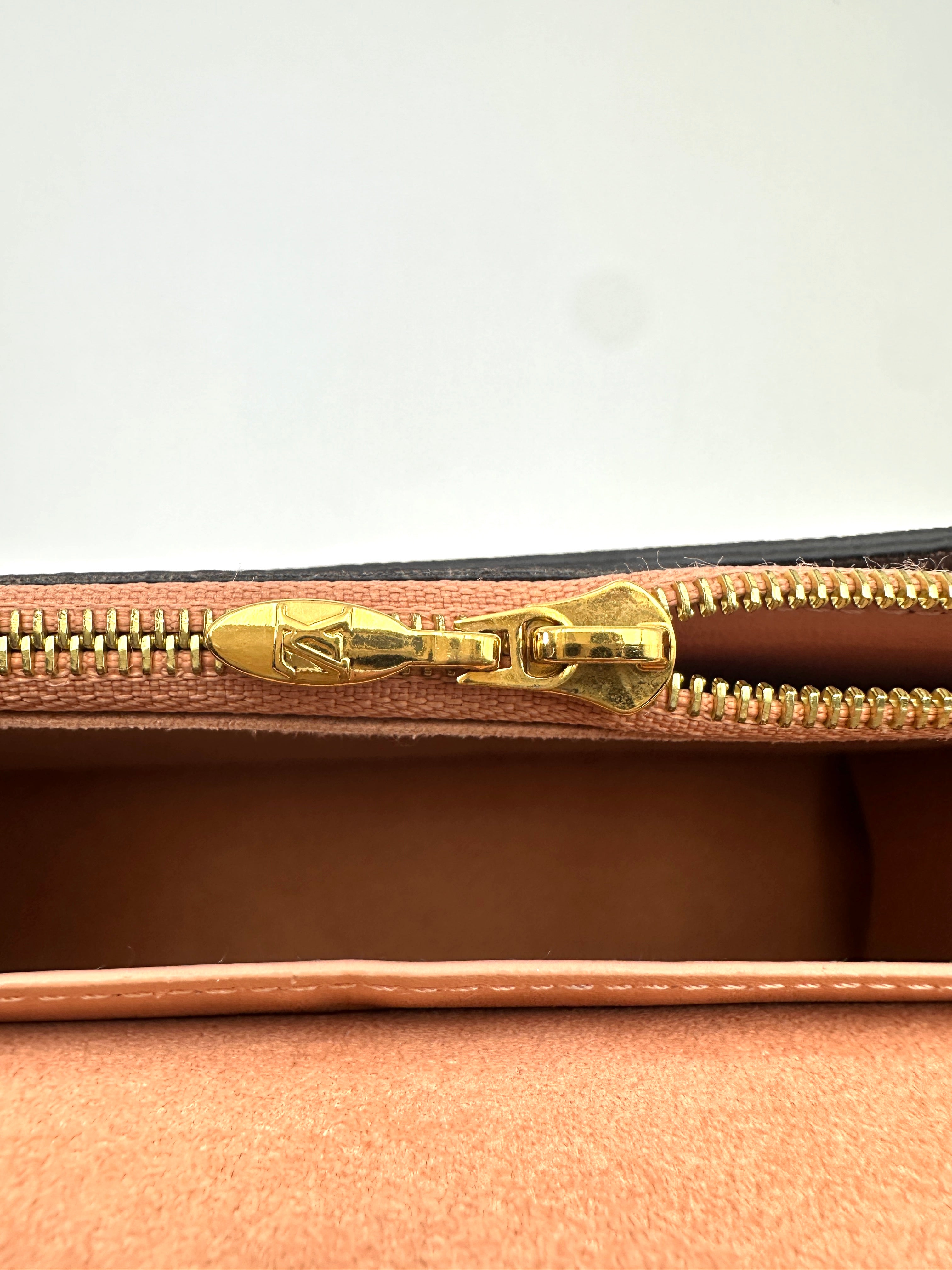 Louis Vuitton Vavin Damier Ebene & Beige Leather Shoulder Bag LV3286