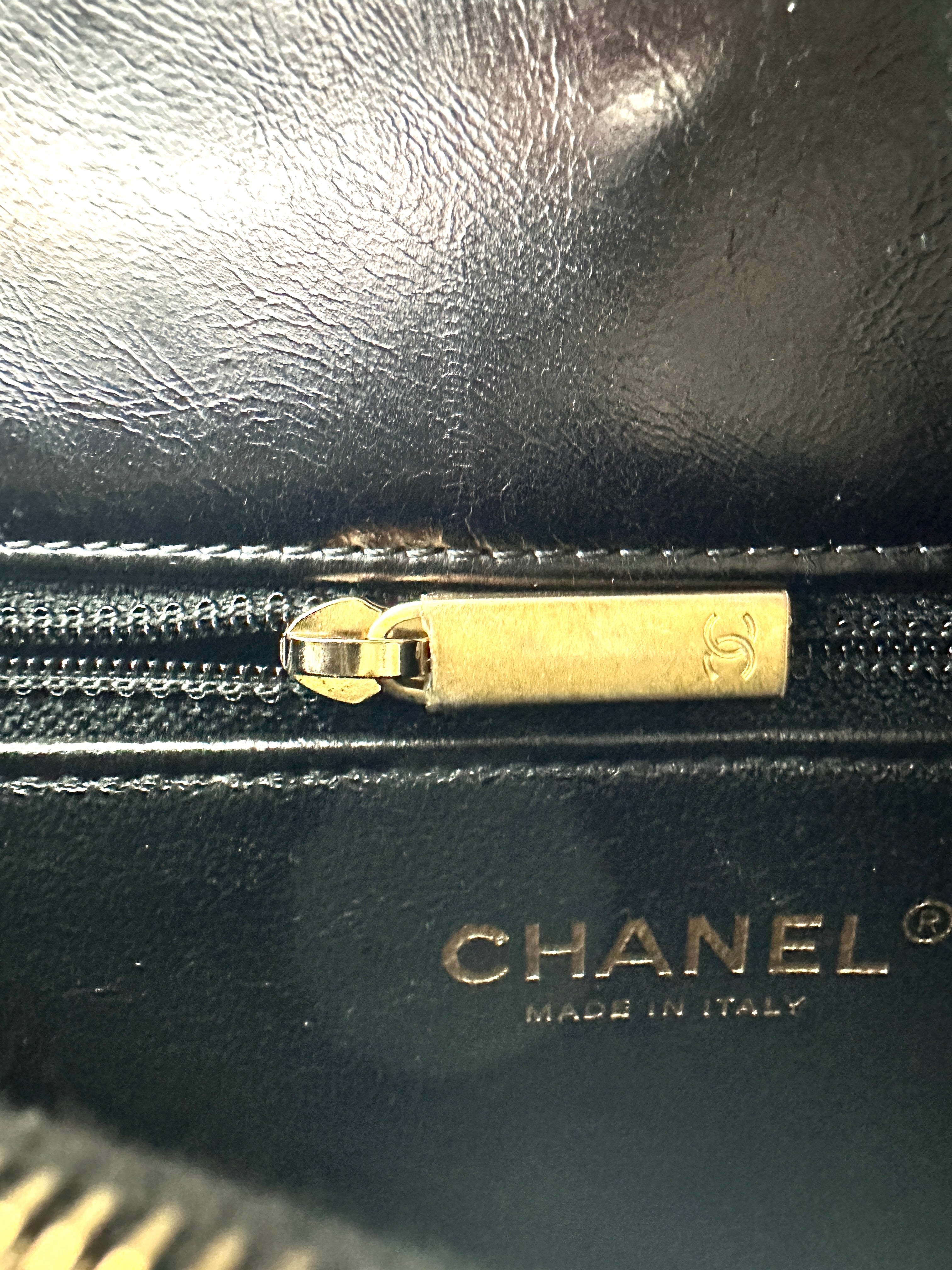 Chanel CoCo Handle Black Chevron Quilted Leather Shoulder Bag(24***01) CC2503