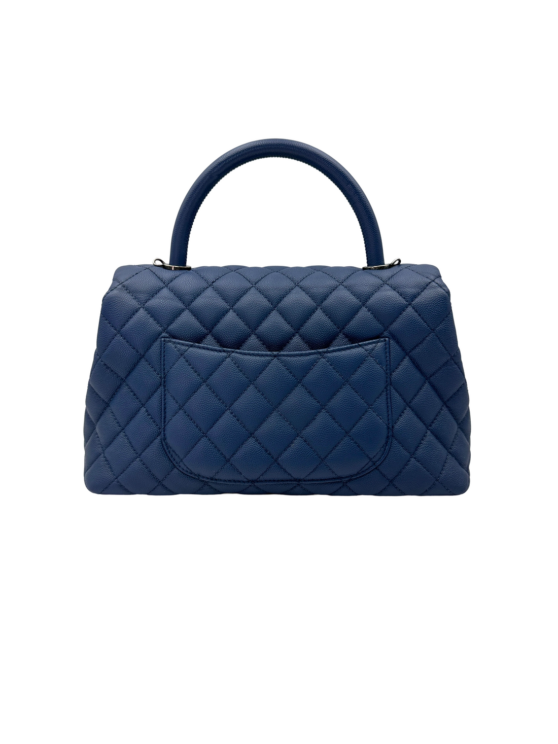 Chanel CoCo Handle Navy Quilted Leather Medium Size Shoulder Bag(23***20) CC2518