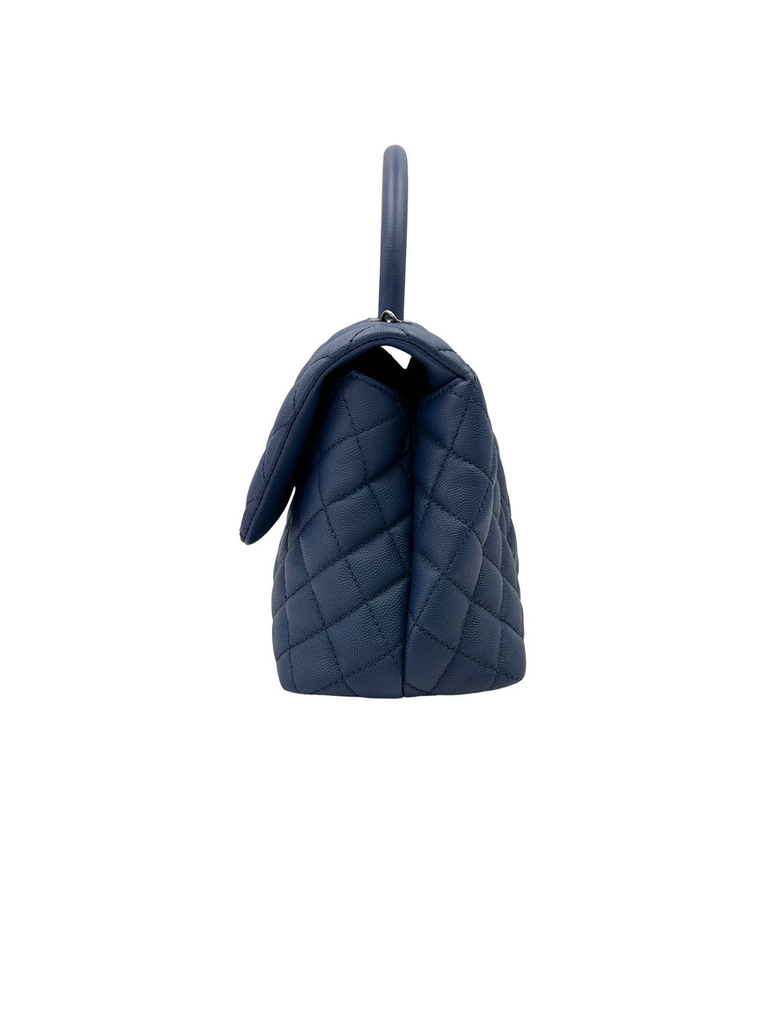 Chanel CoCo Handle Navy Quilted Leather Medium Size Shoulder Bag(23***20) CC2518