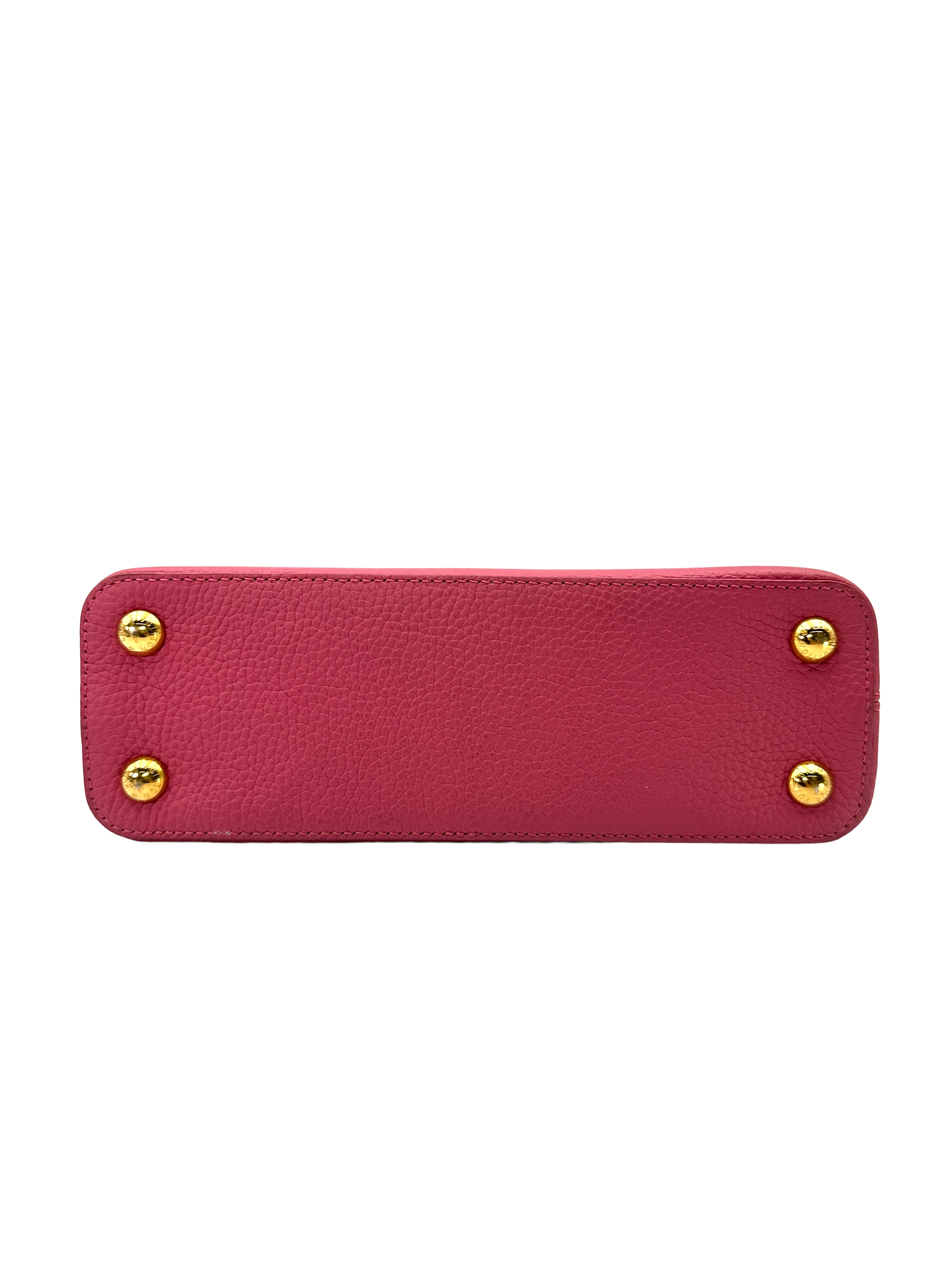 Louis Vuitton Capucines BB Pink Taurillon Leather Handle Bag LV3283