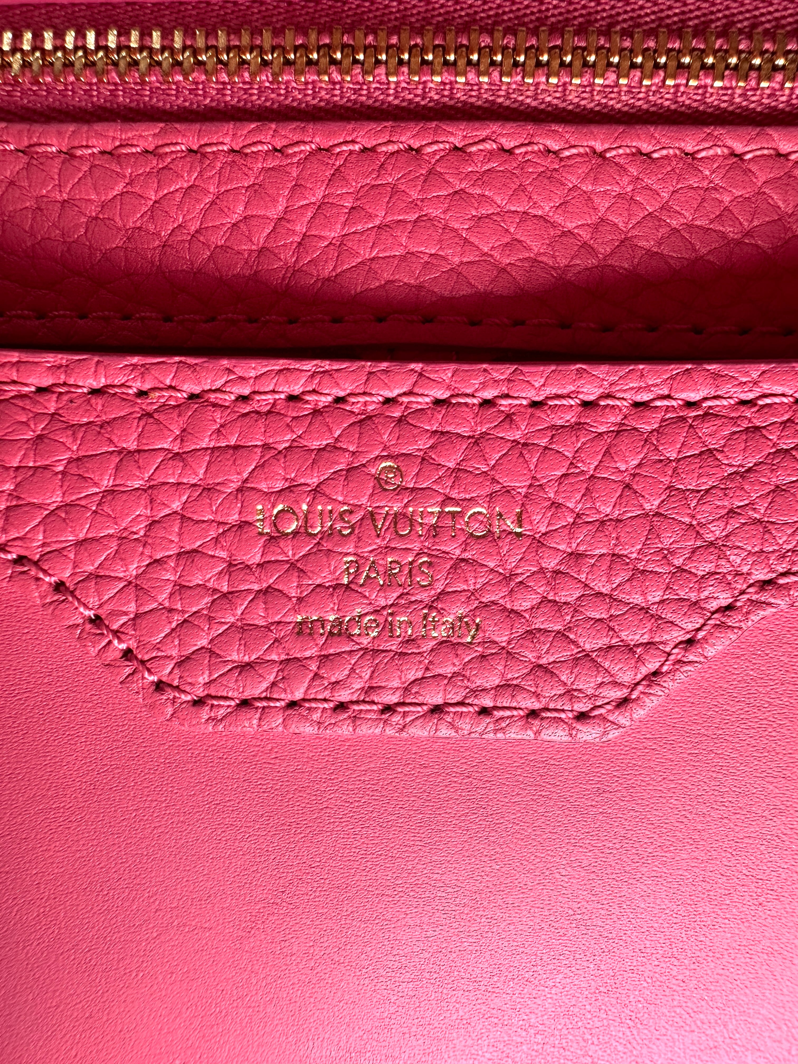 Louis Vuitton Capucines BB Pink Taurillon Leather Handle Bag LV3283